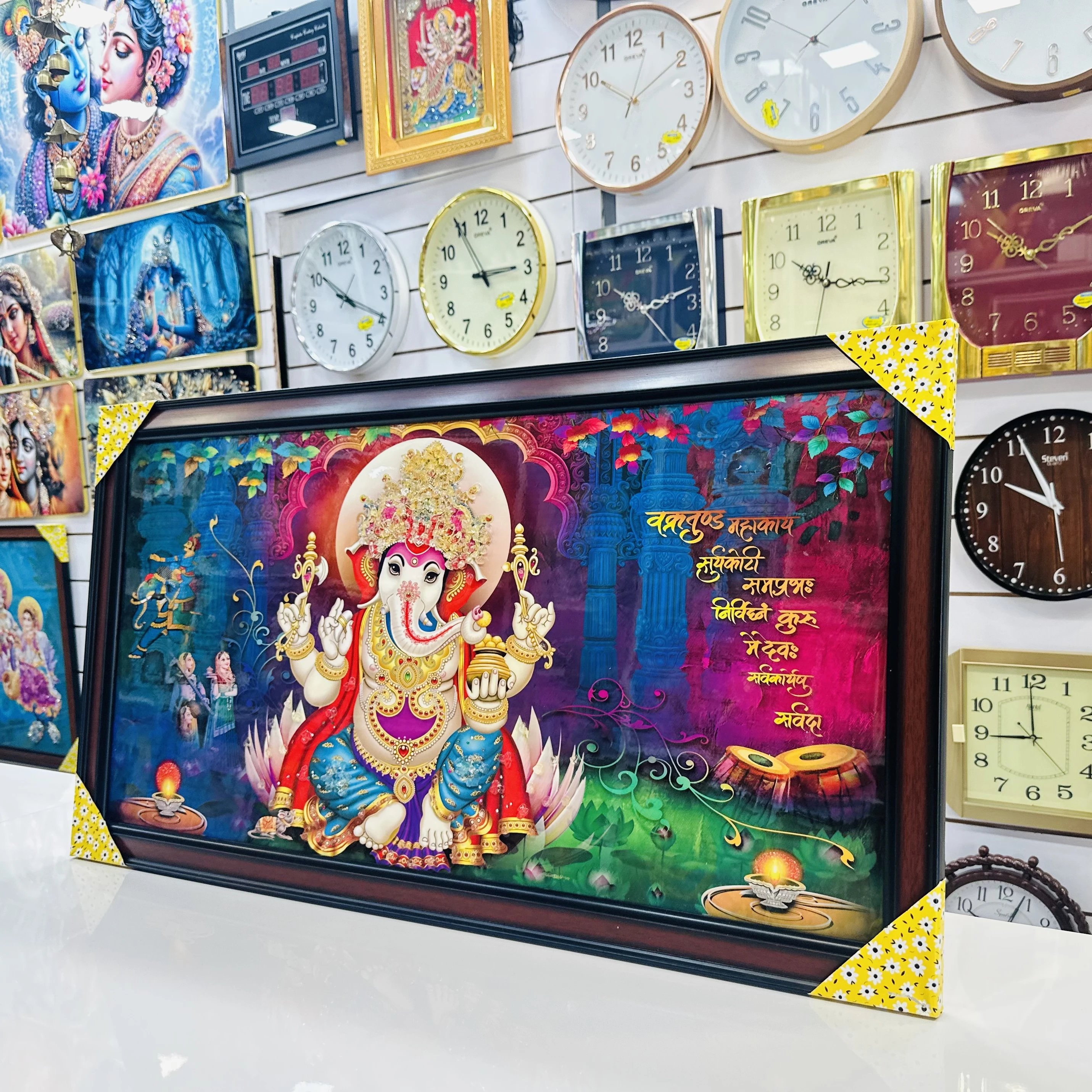 Ganpati bapa Frame (SKU-X8DBVJ)