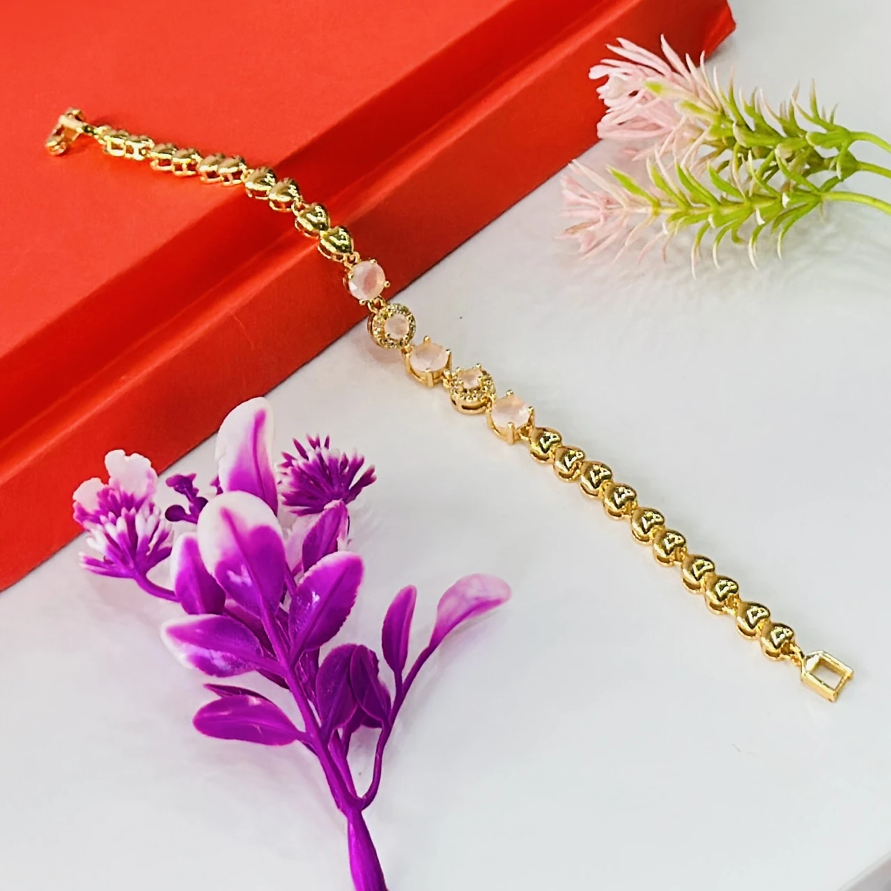 Gold plated Girls Fancy Breslet
