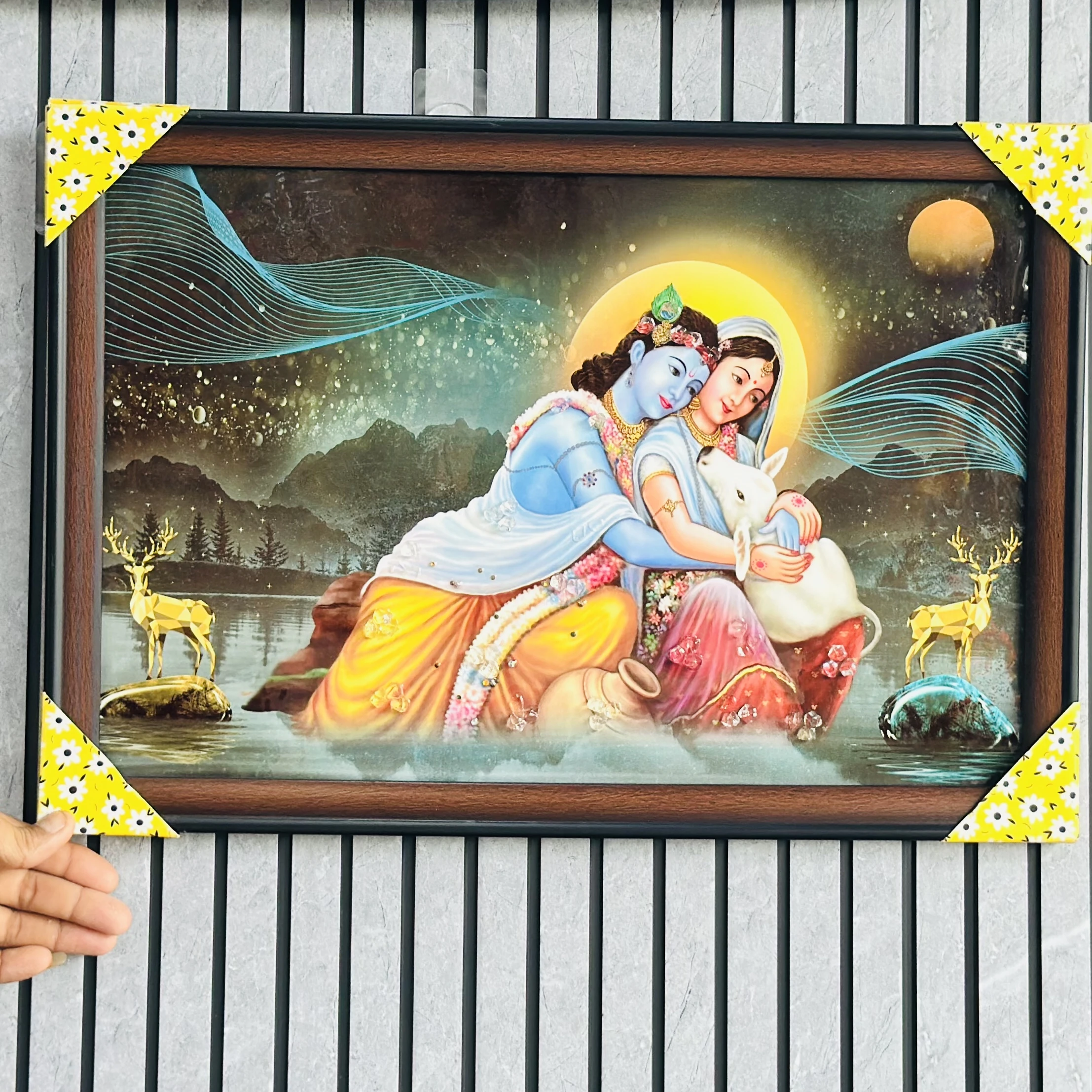 Radha Krishna frame (SKU-D3JY3F)