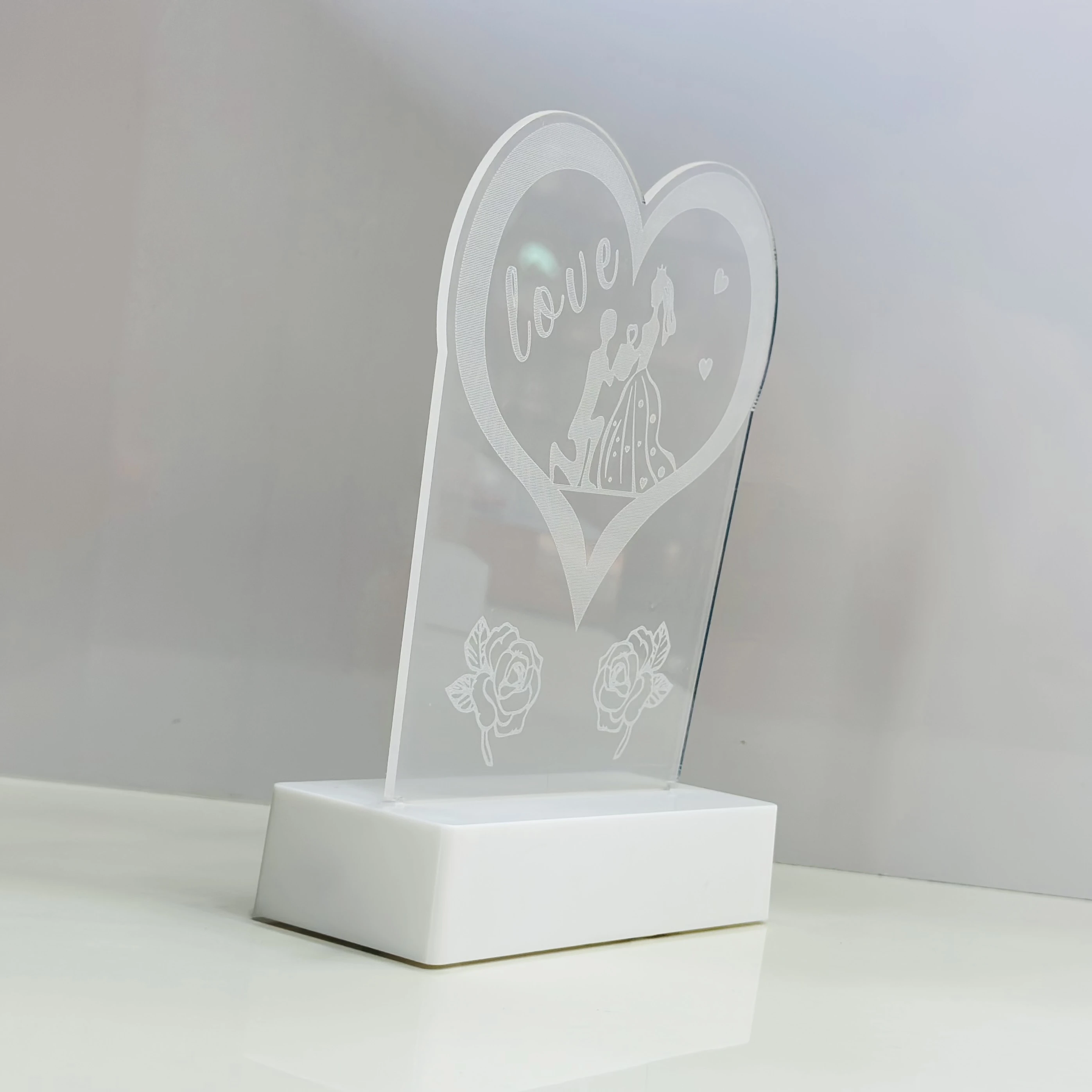 Acrylic 3D illusion LED night lamp(SKU-OL46KA)