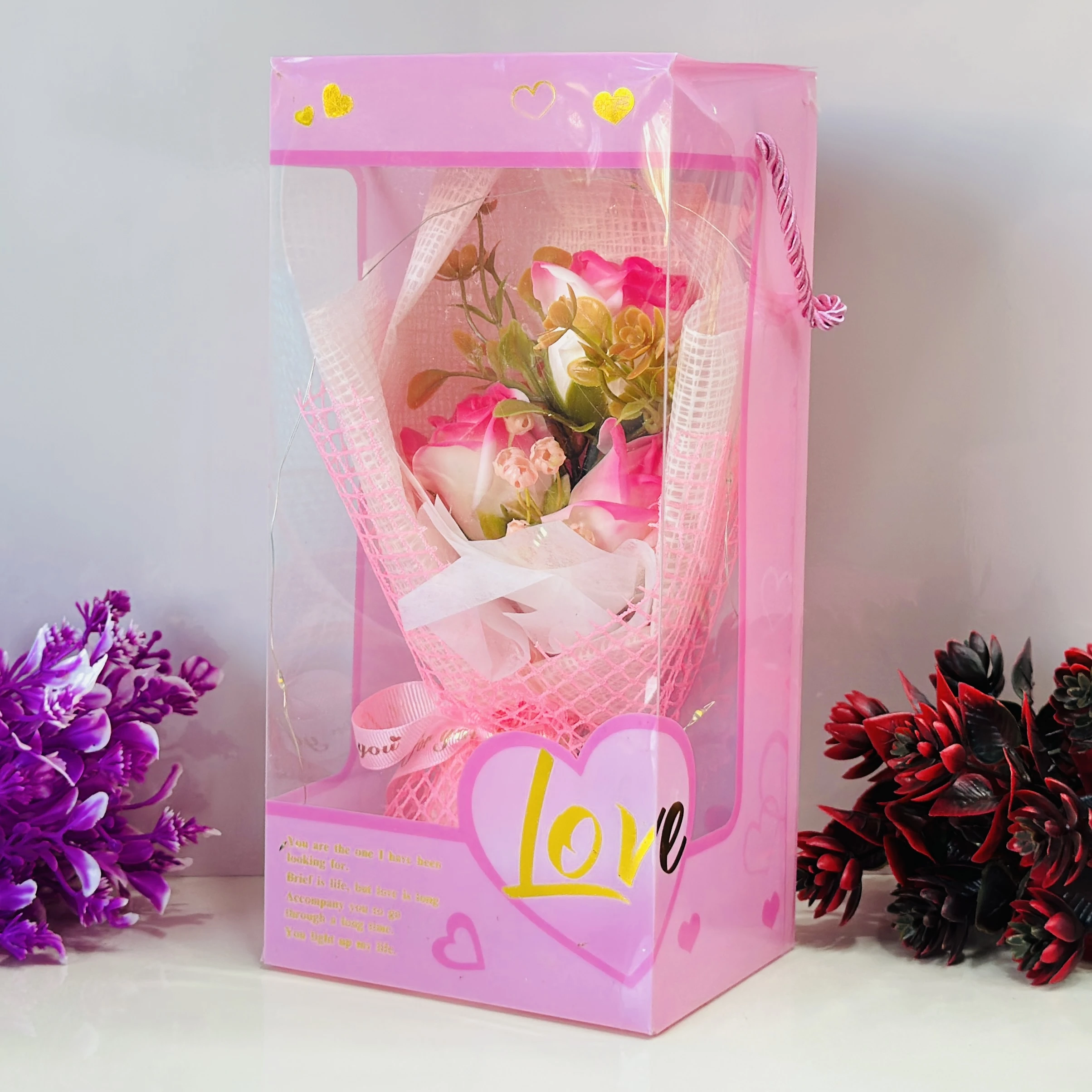 Artificial Flower Bouquet Gift
