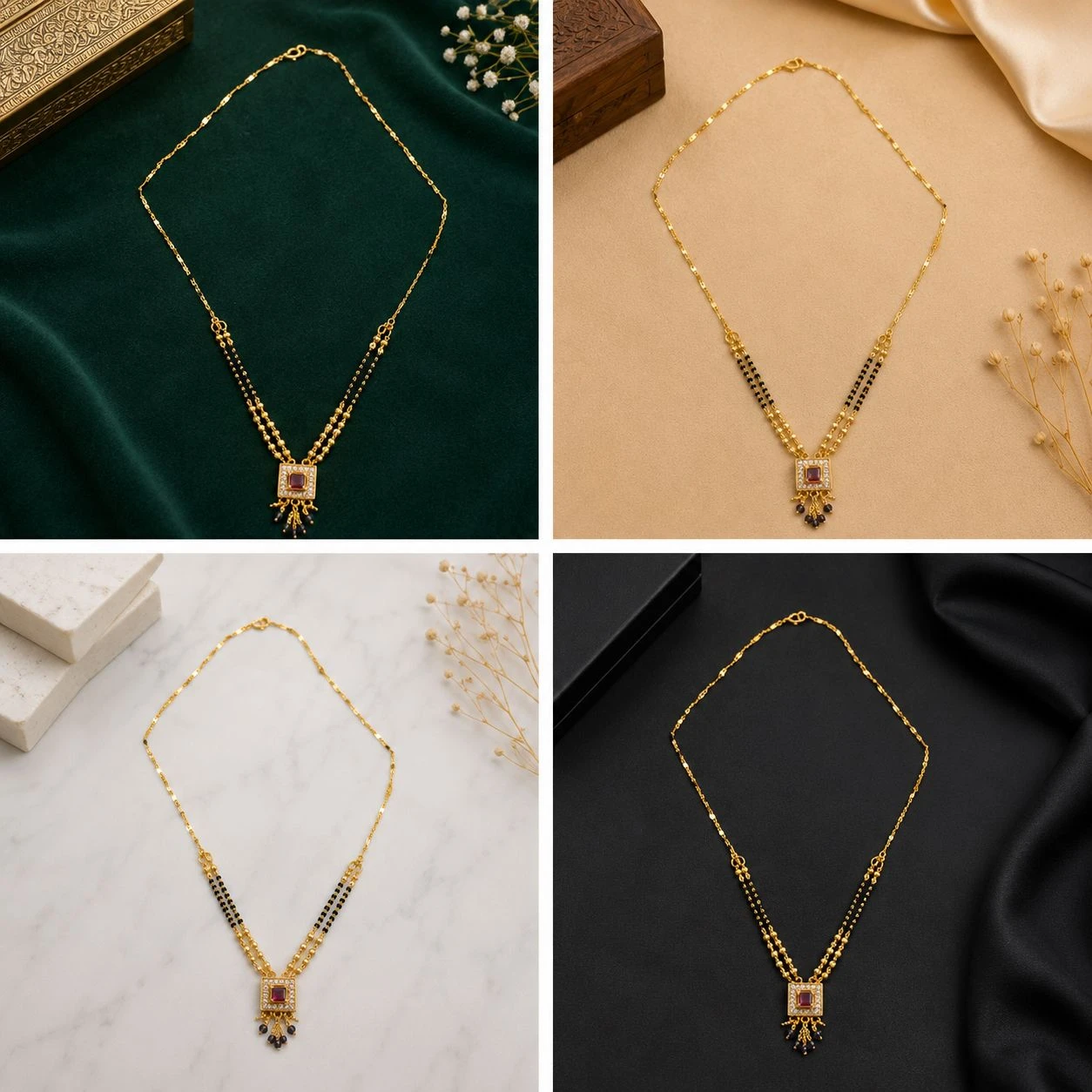 Jewels Nest gold-plated mangalsutra