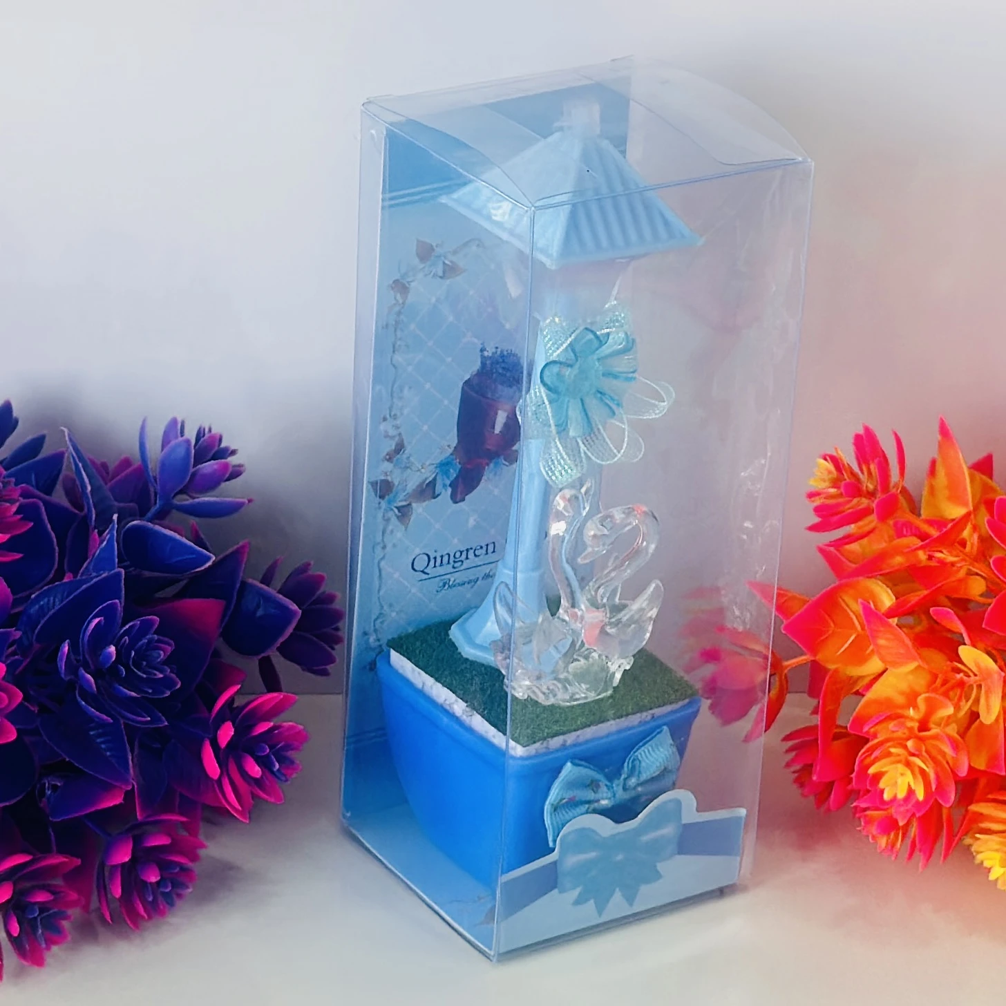crystal swan couple showpiece. … DS64X6
