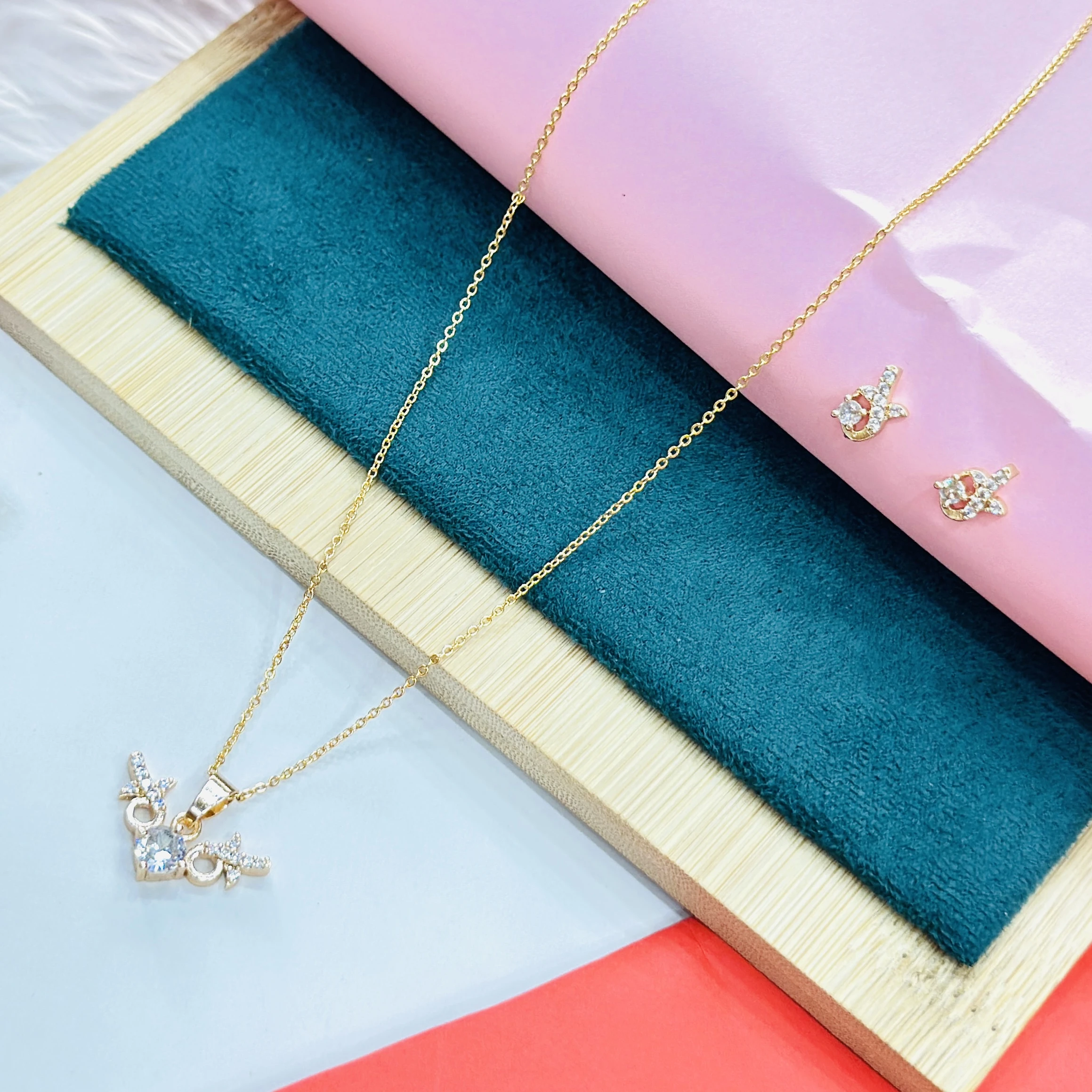 Gold plated necklace