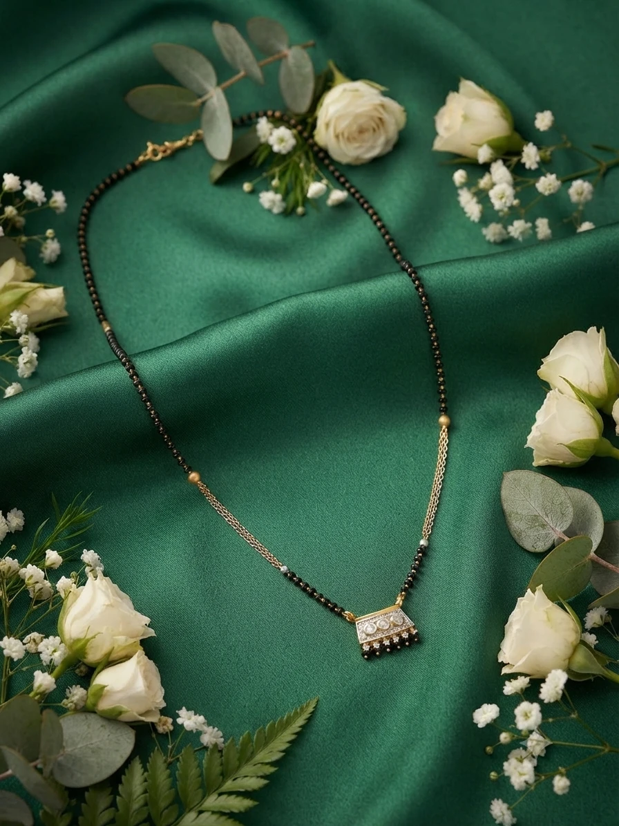 ADIVA gold-plated mangalsutra