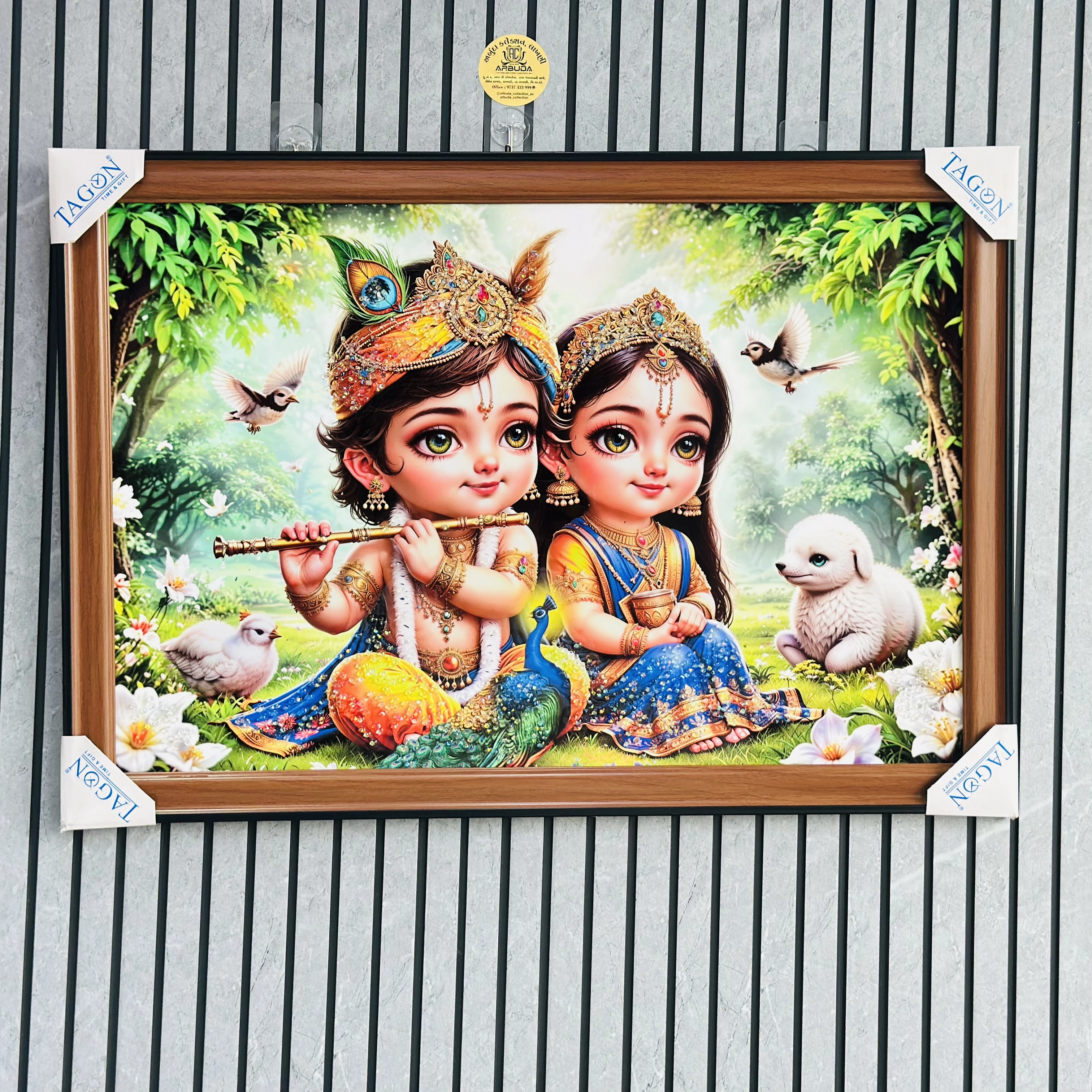 Little Radha Krishna Frame (SKU-4KQBSD)
