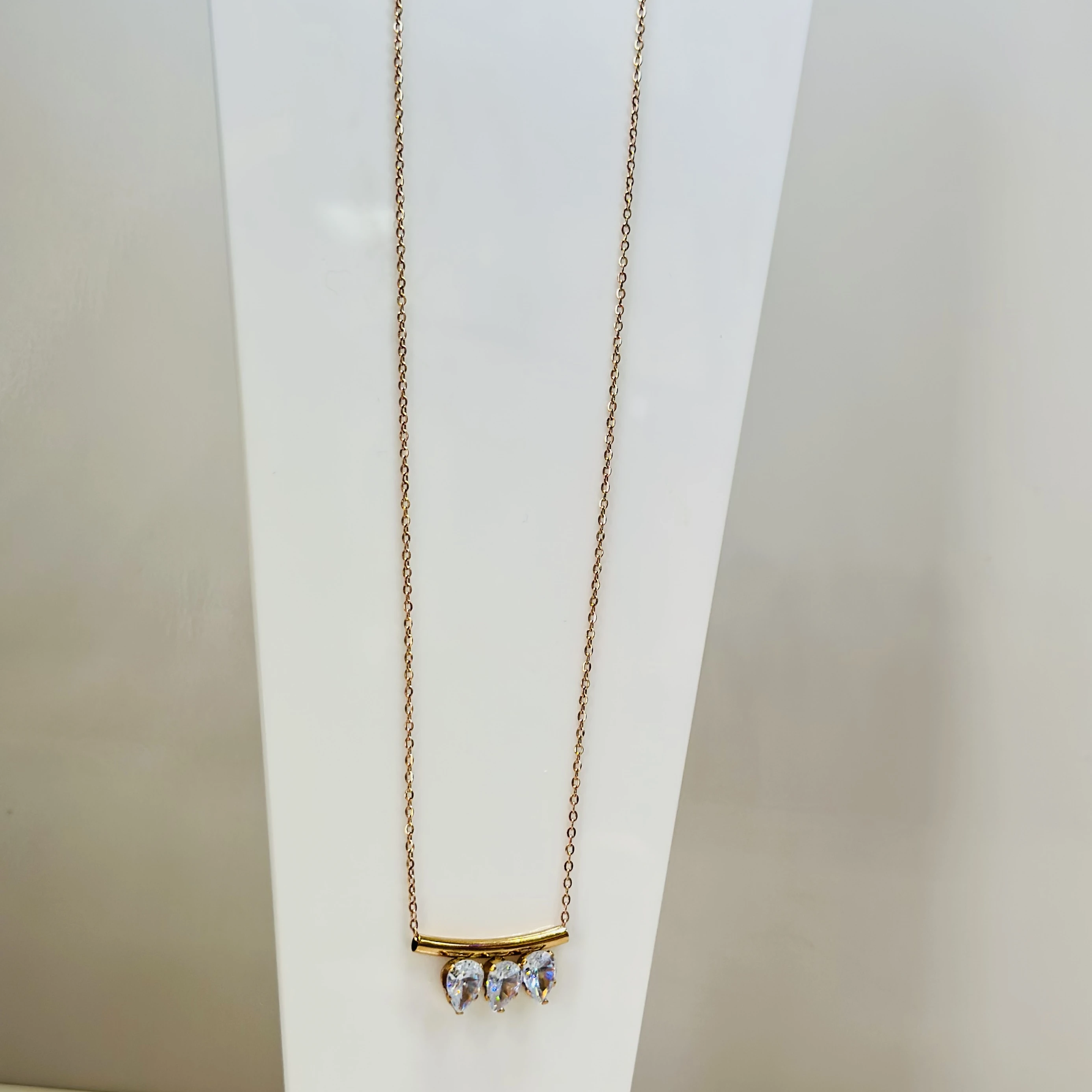 Gold plated brass pendant