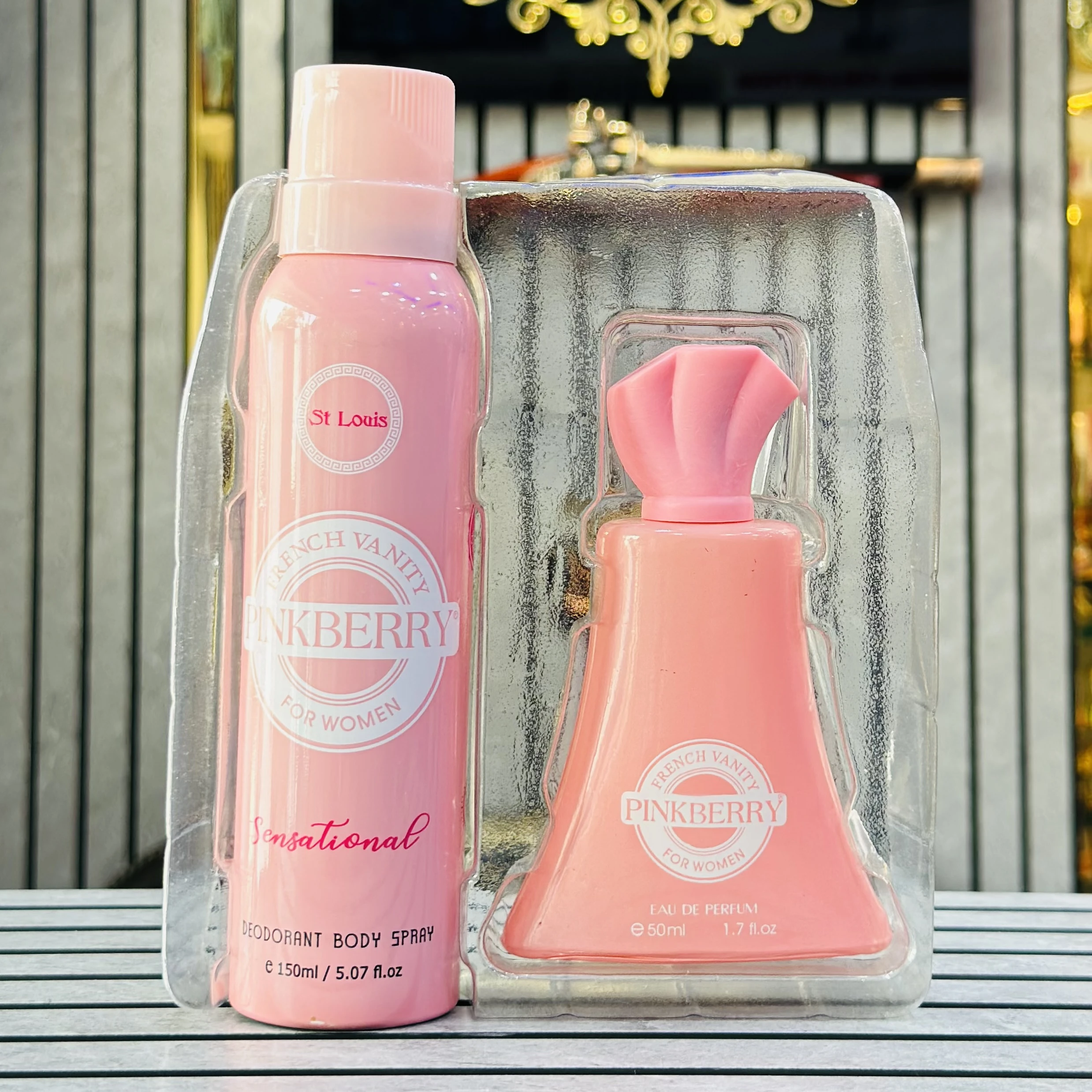 Pink berry gift set