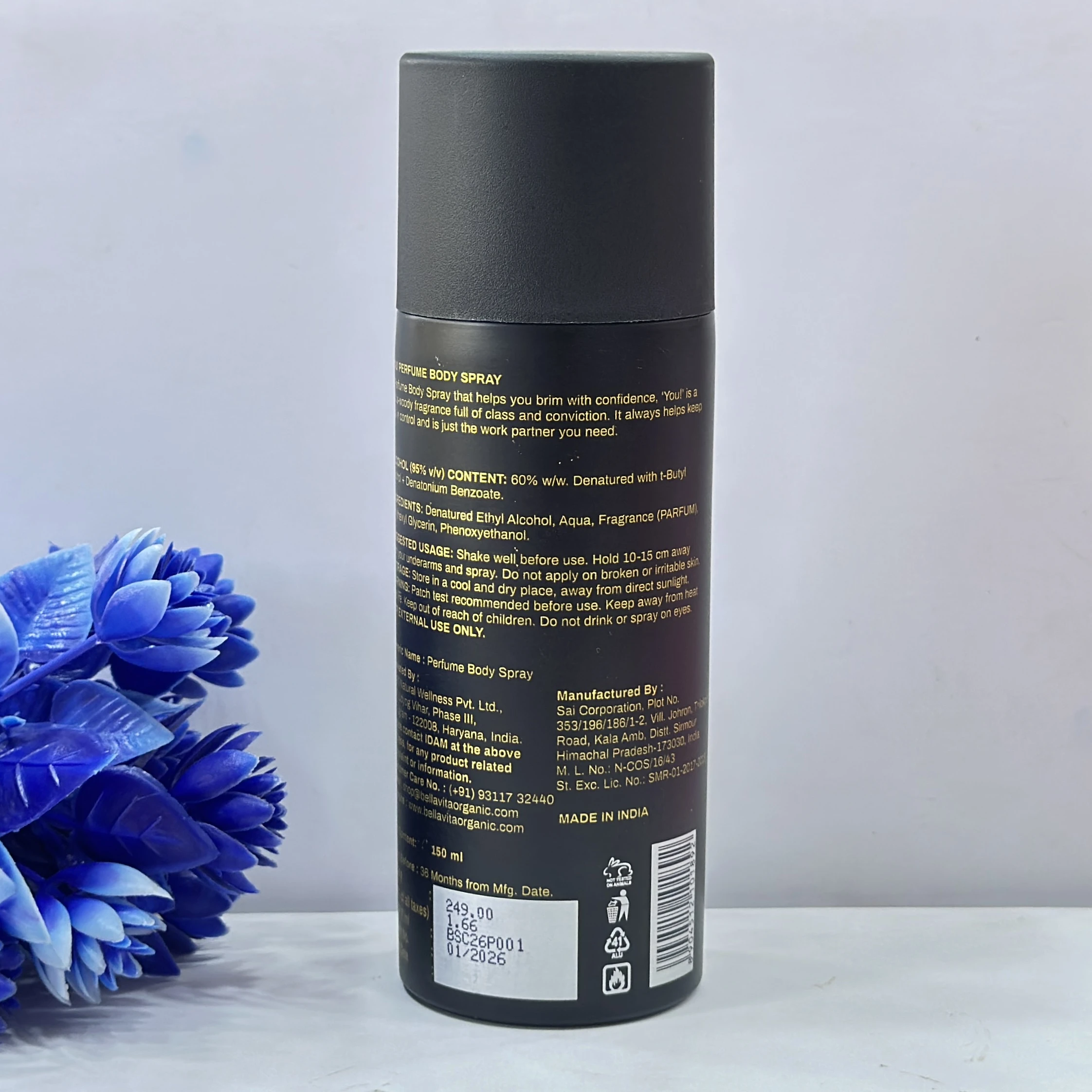 BELLAVITA You! All Star Collection Perfume Body Spray