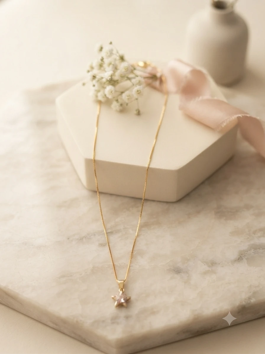 Zaveri Pearls rose gold plated necklace