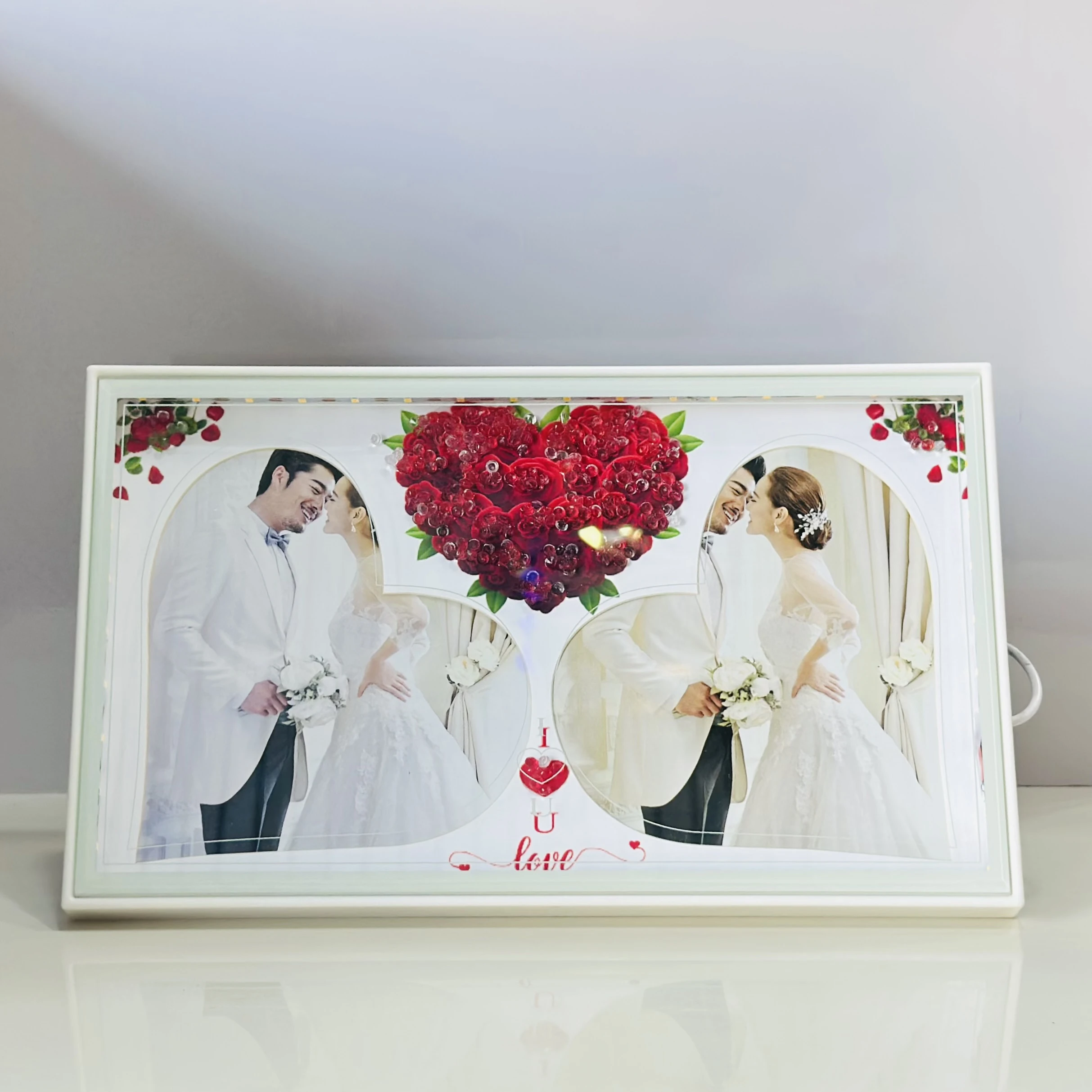 LED Lighted Heart Photo Frame(SKU-KCRGR3)