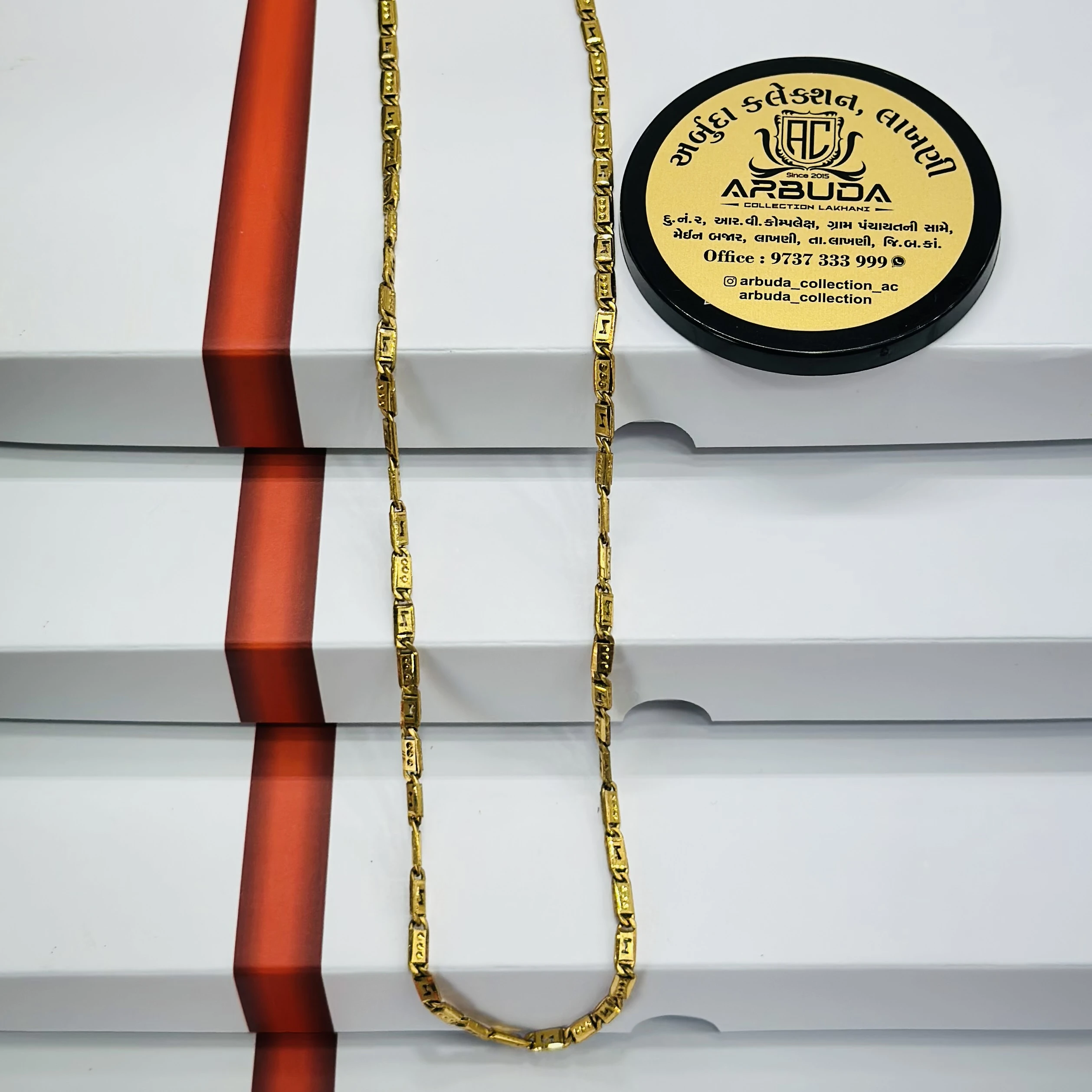 Gold plated design chain