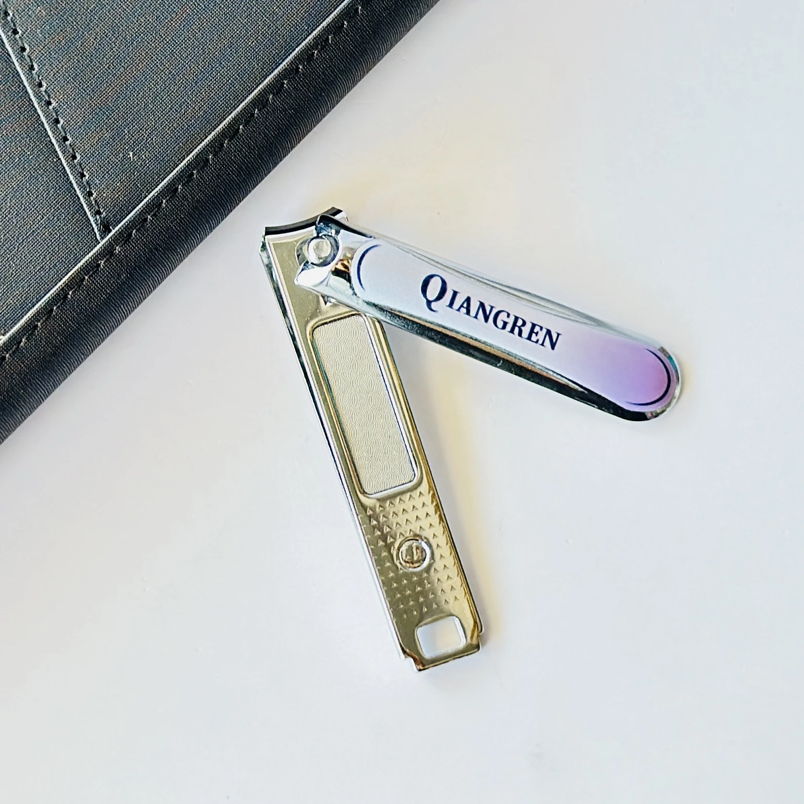 stainless steel nail clippers.