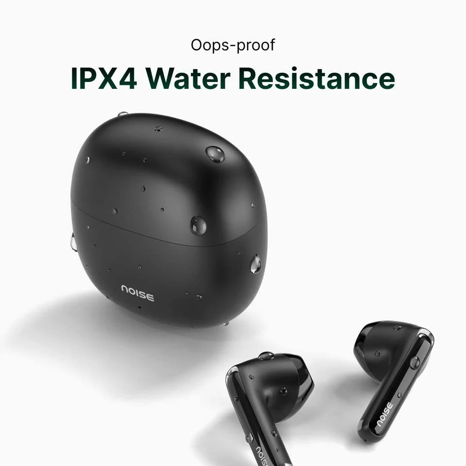Noise Buds VS104 Max wireless earbuds featuring a black charging case.