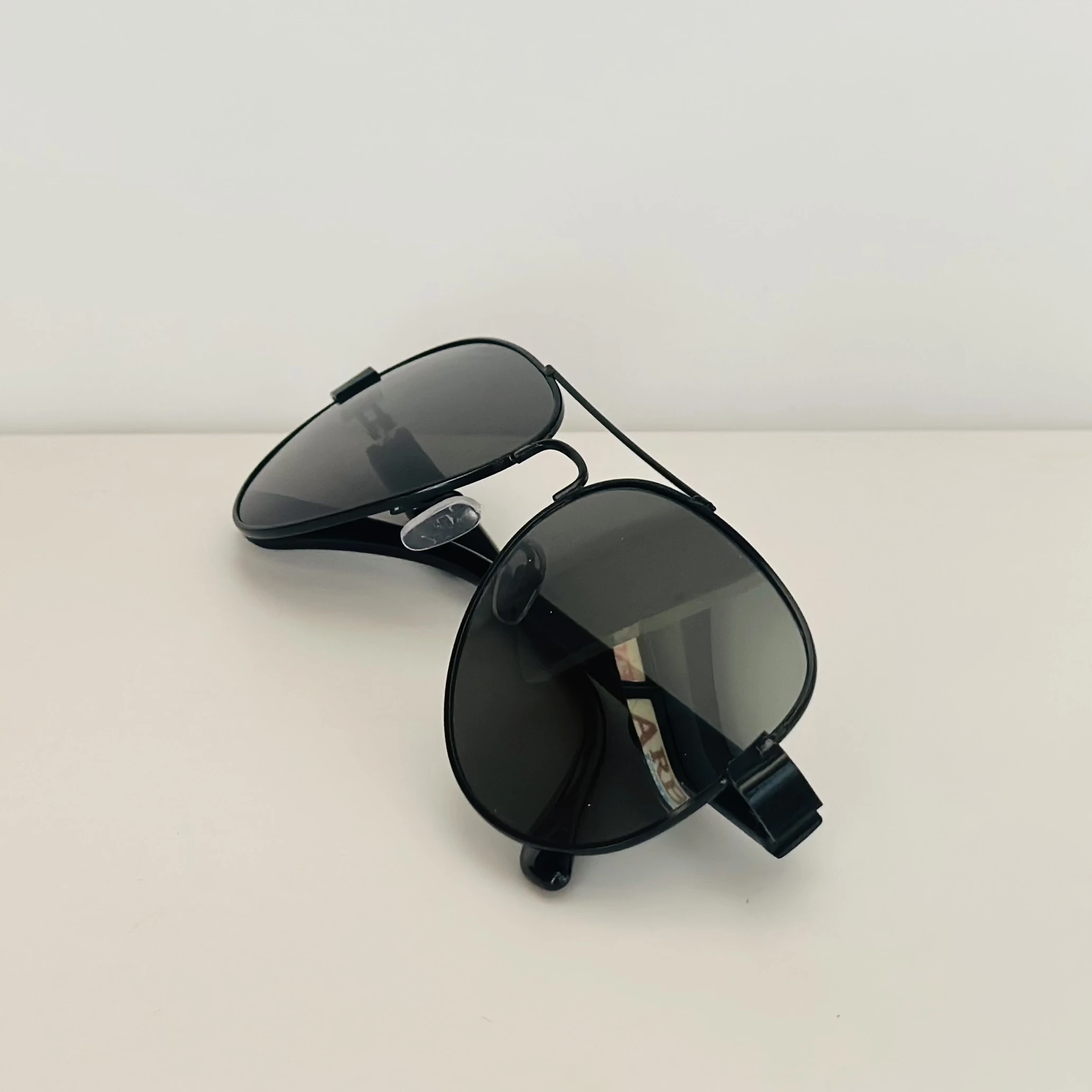 Black aviator sunglasses