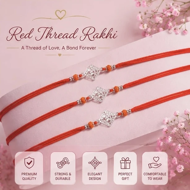 Red Thread Rakhis