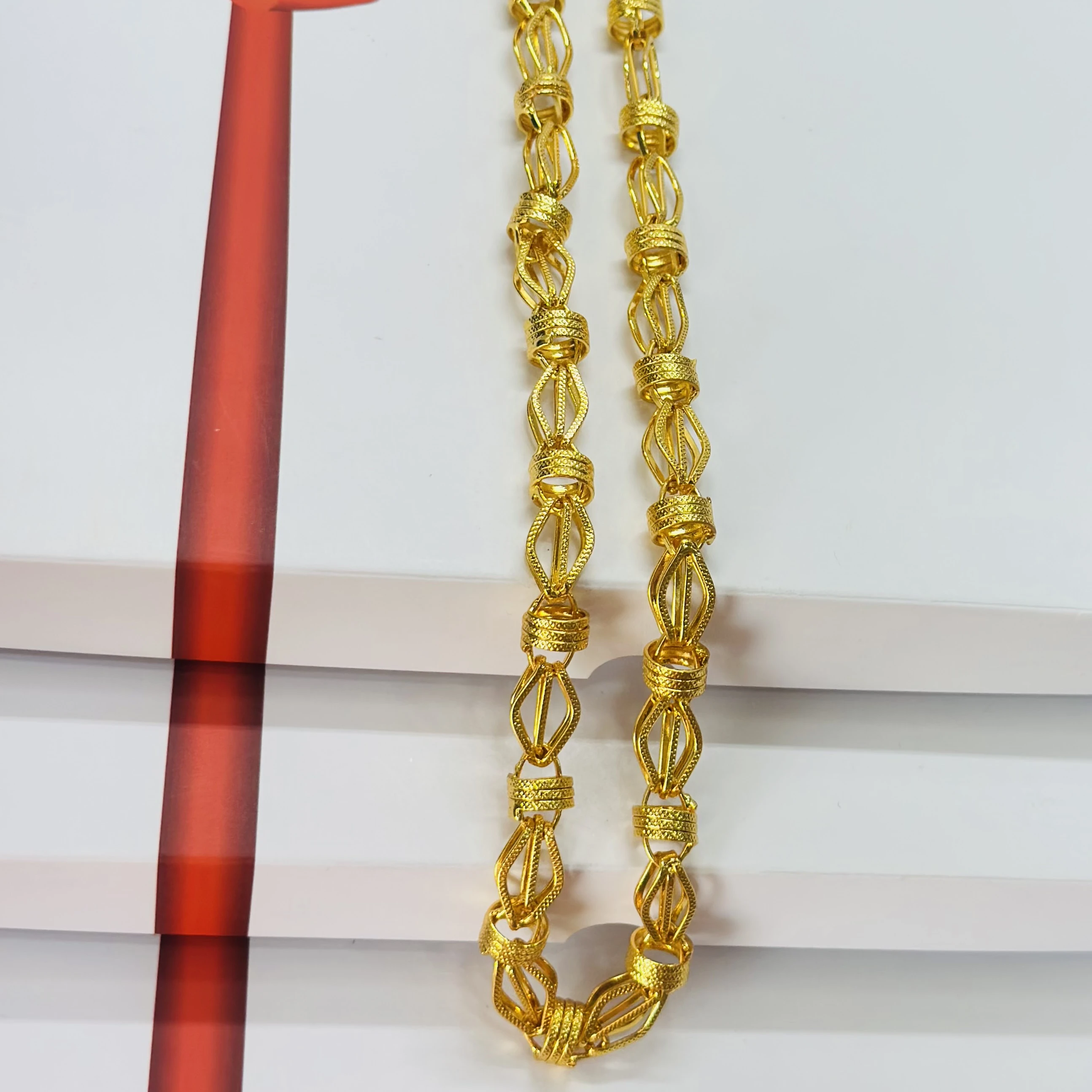 Gold plated design chain
