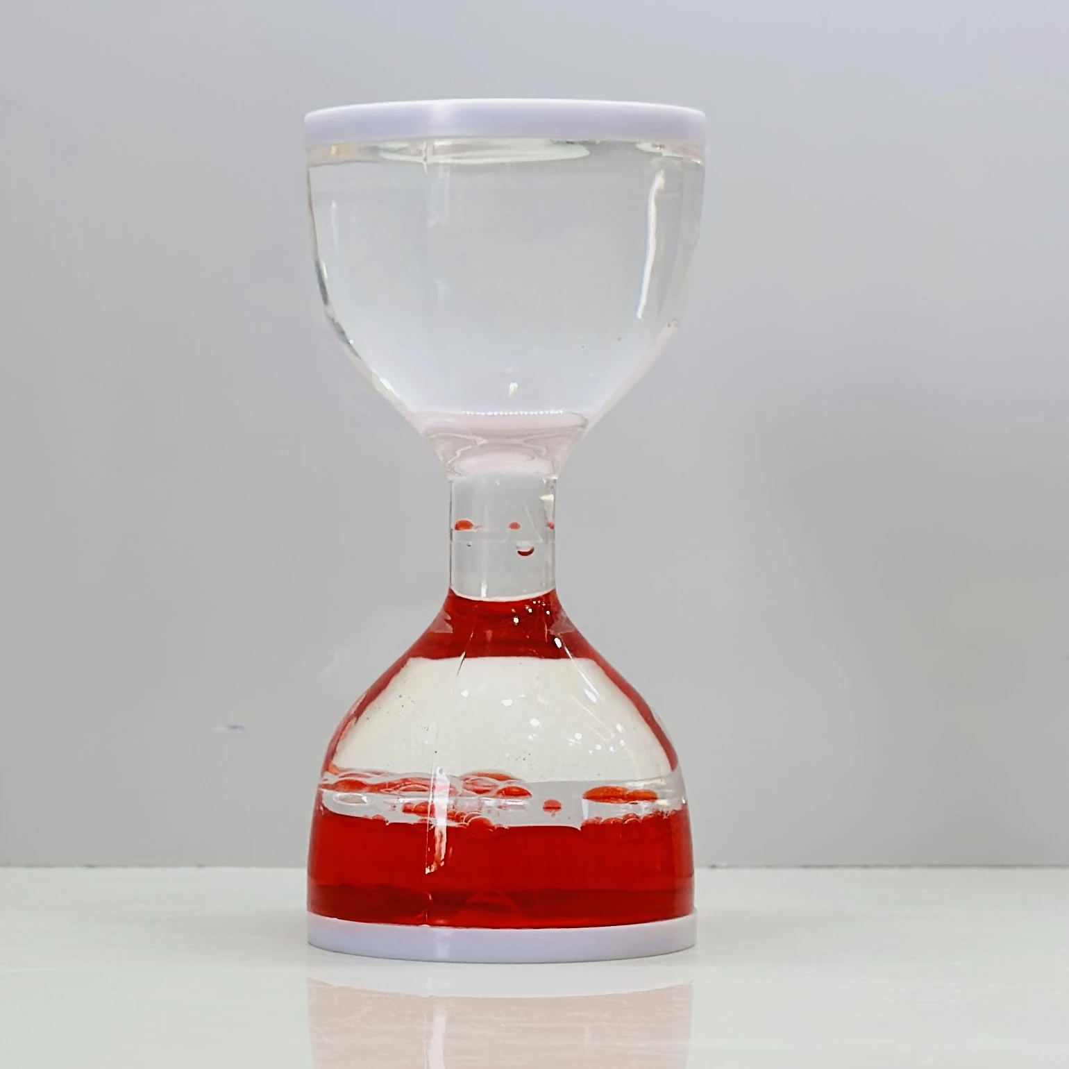 Beautiful Colored Floating Bubble Hourglass(SKU-5YLPNI)