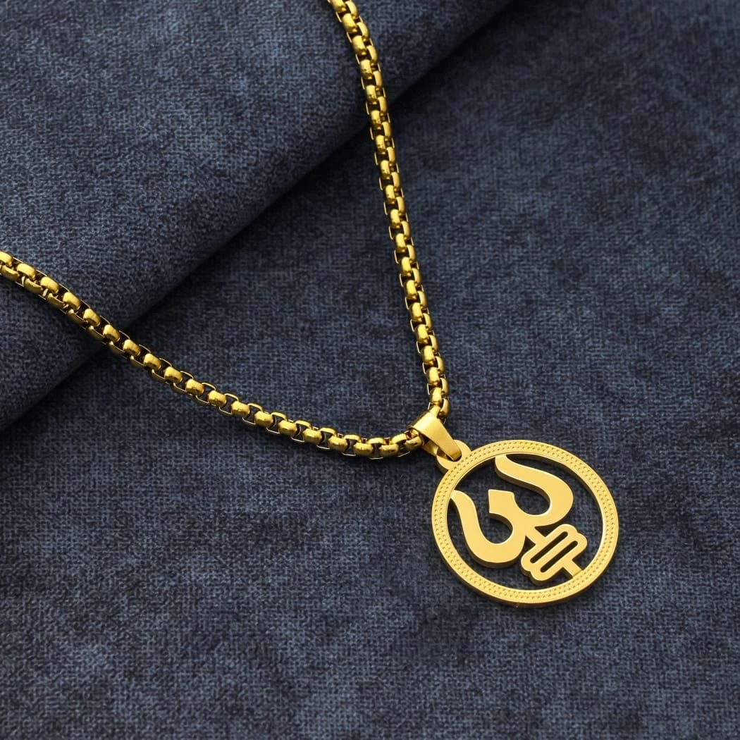 Gold plated pendant