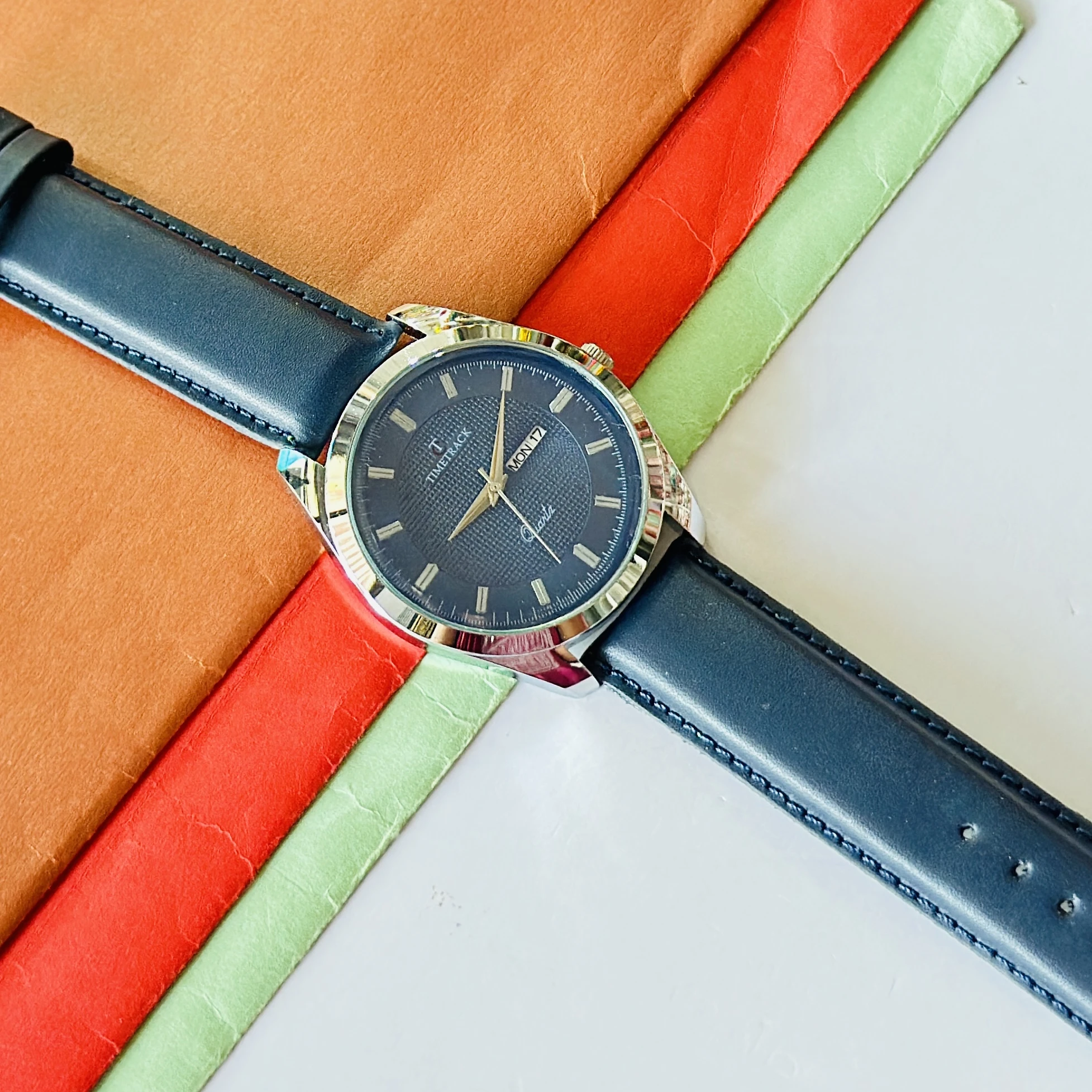 Analog Blue Dial Men's Watch
