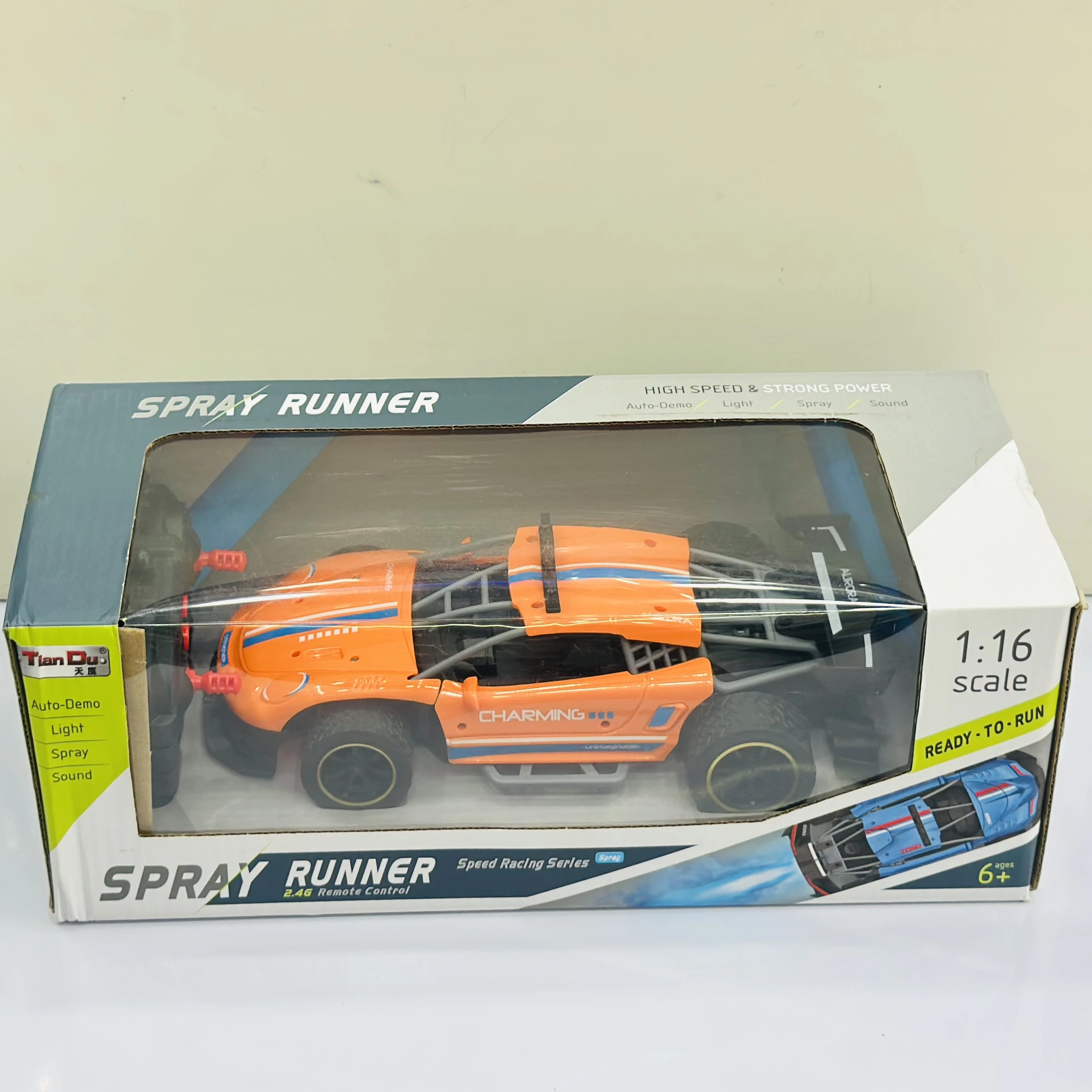 Tian Du "Spray Runner" Speed Racing Series 1:16 scale remote control car.