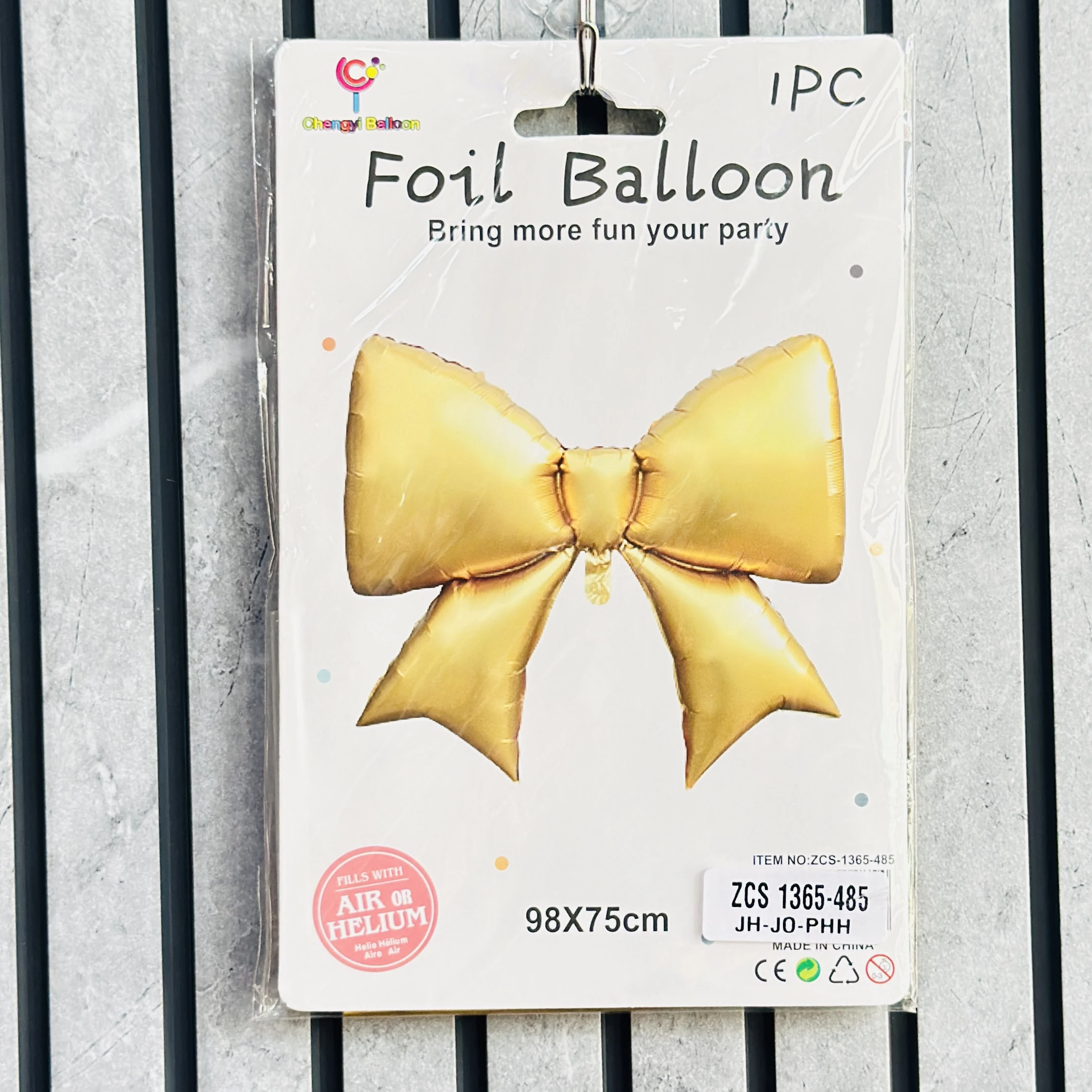 Chengyi brand gold bow-shaped foil balloon