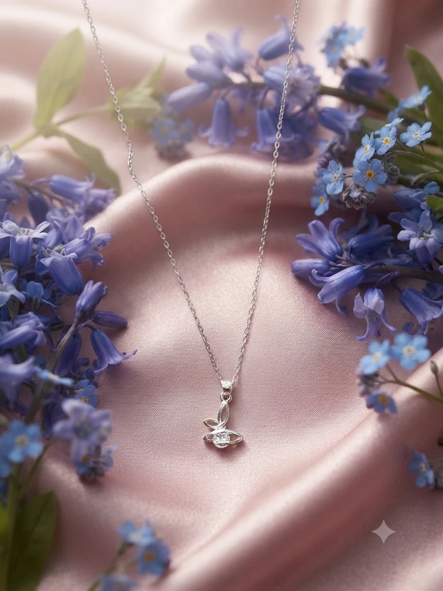 GIVA sterling silver butterfly pendant