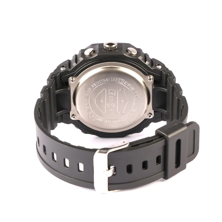 EXPONI Hugeman analog-digital watch.