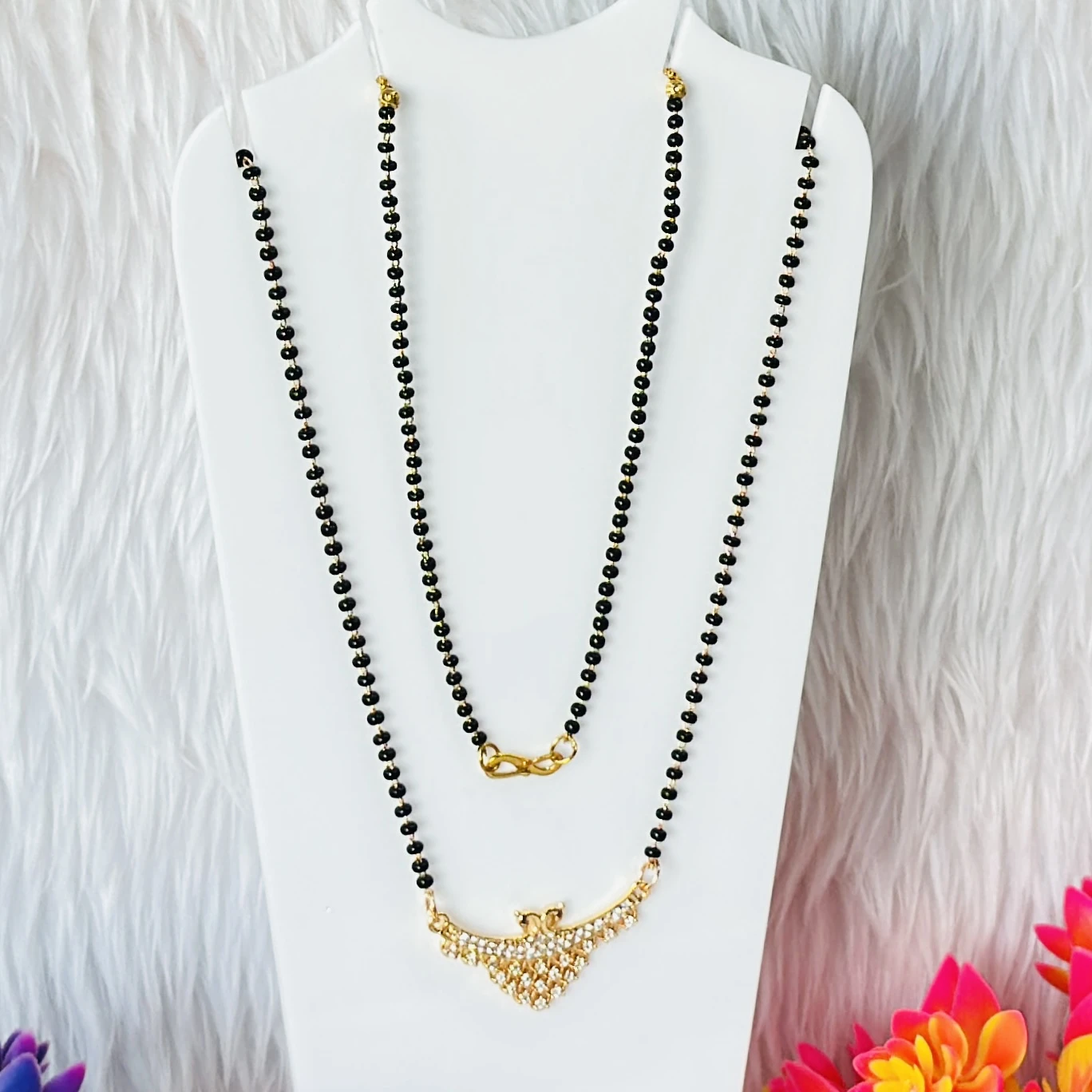 Gold plated mangalsutra