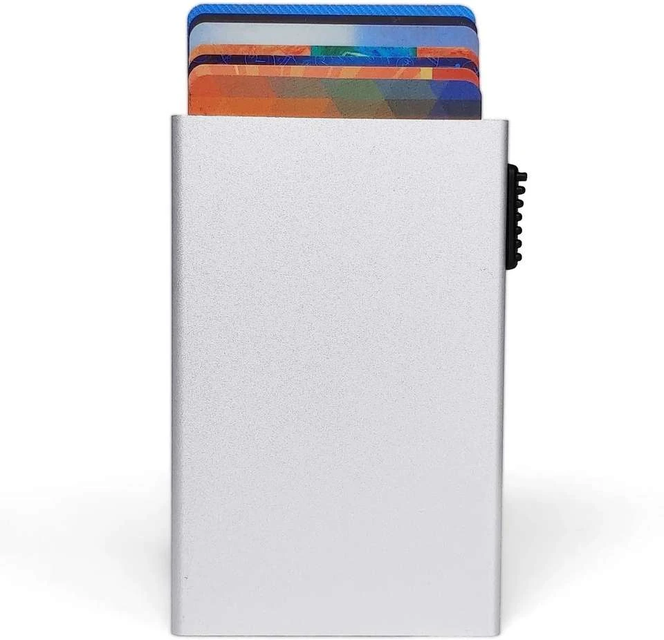 credit card holder with a pop-up mechanism.
