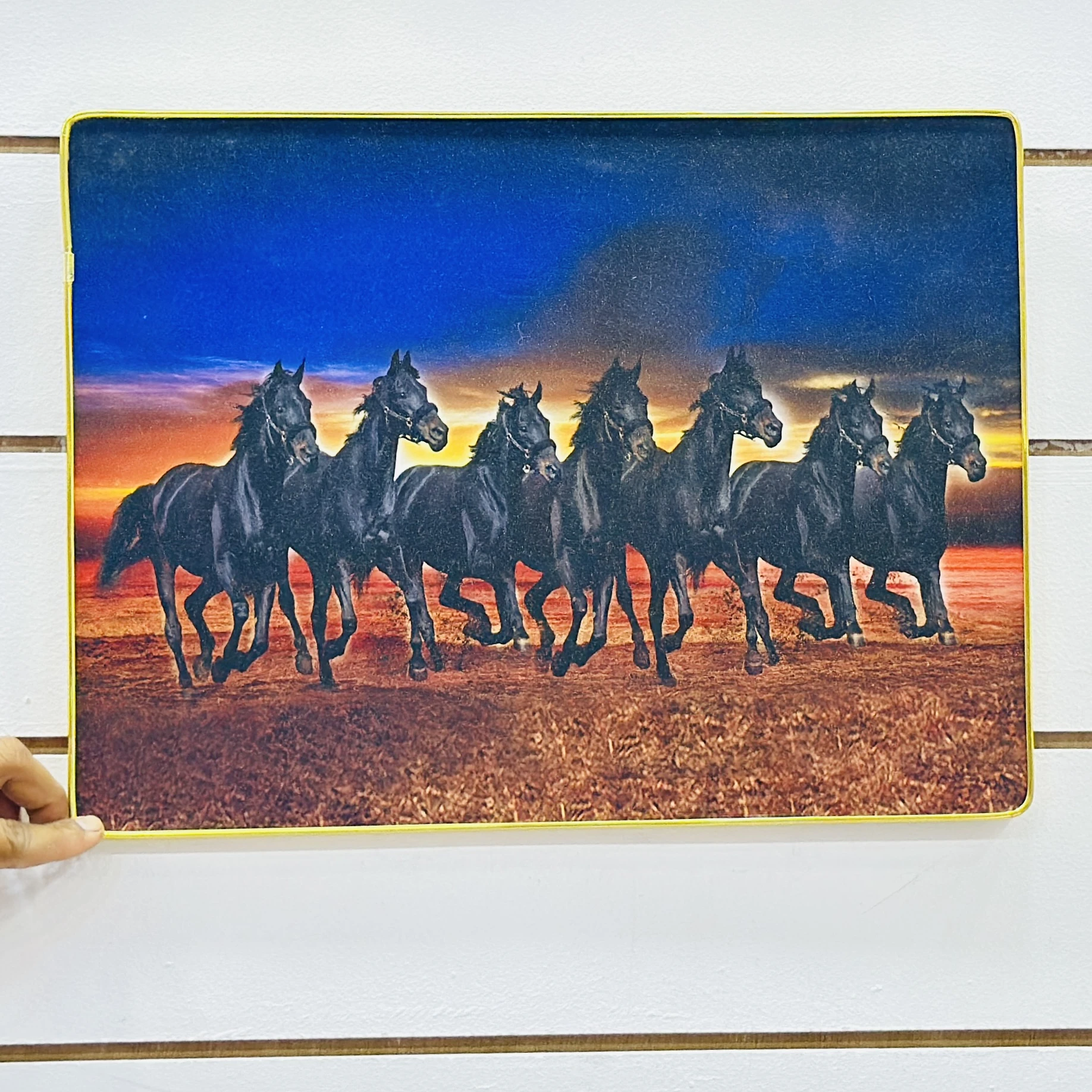 Running Horses Vastu Frame ….UO45UH