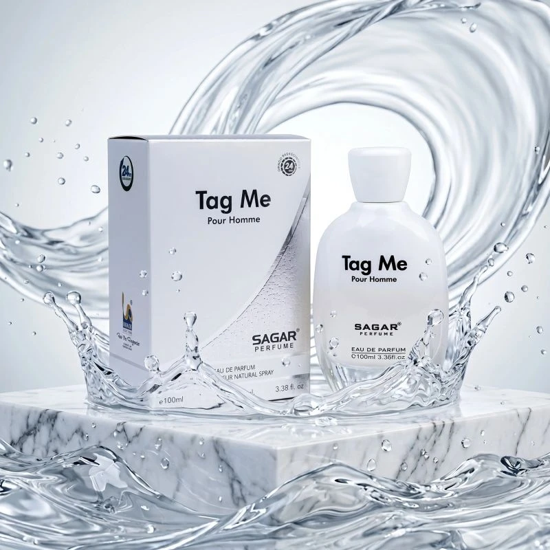 Sagar Perfume Tag Me Pour Homme Eau de Parfum.