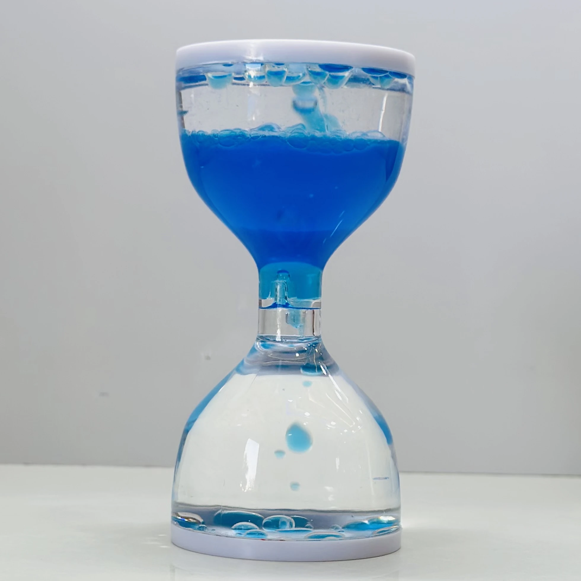 Beautiful Colored Floating Bubble Hourglass(SKU-A6G4AS)