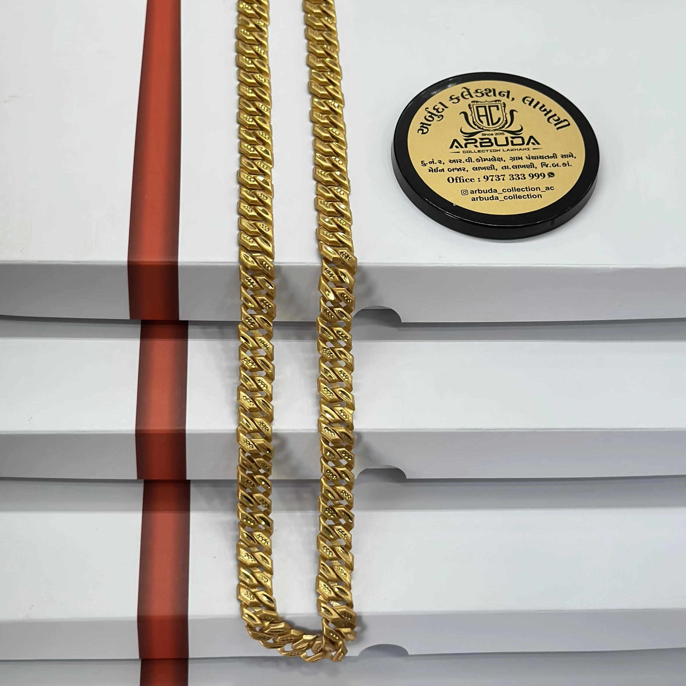 Gold plated design chain