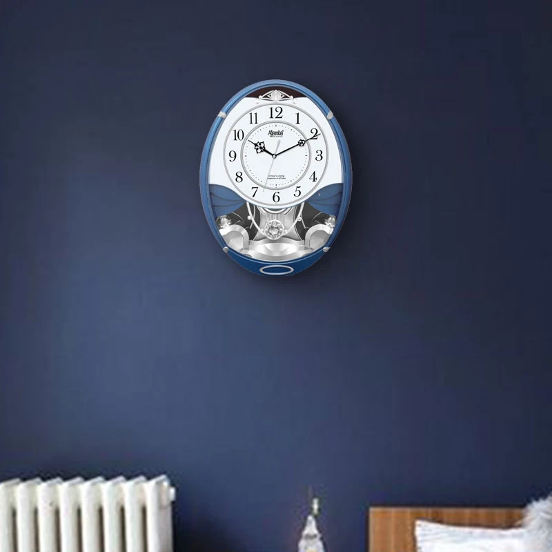 Ajanta Designer 3927 Musical Pendulum Wall Clock.