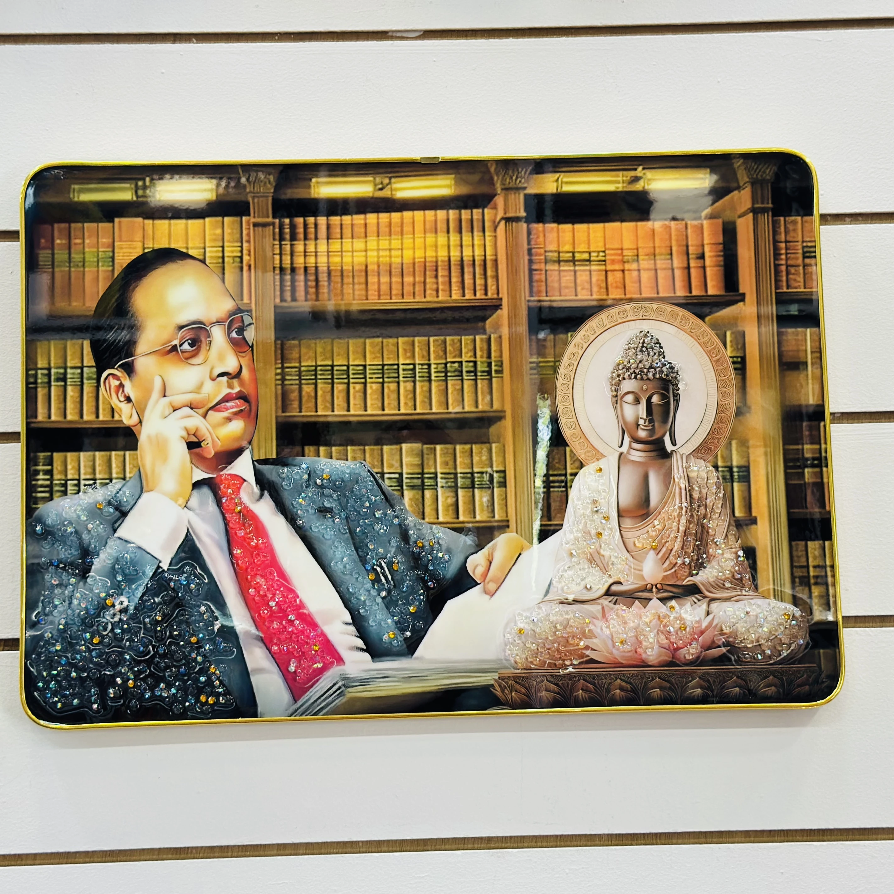 Dr. B. R. Ambedkar and Buddha Photo Frames(SKU-Y957JR)