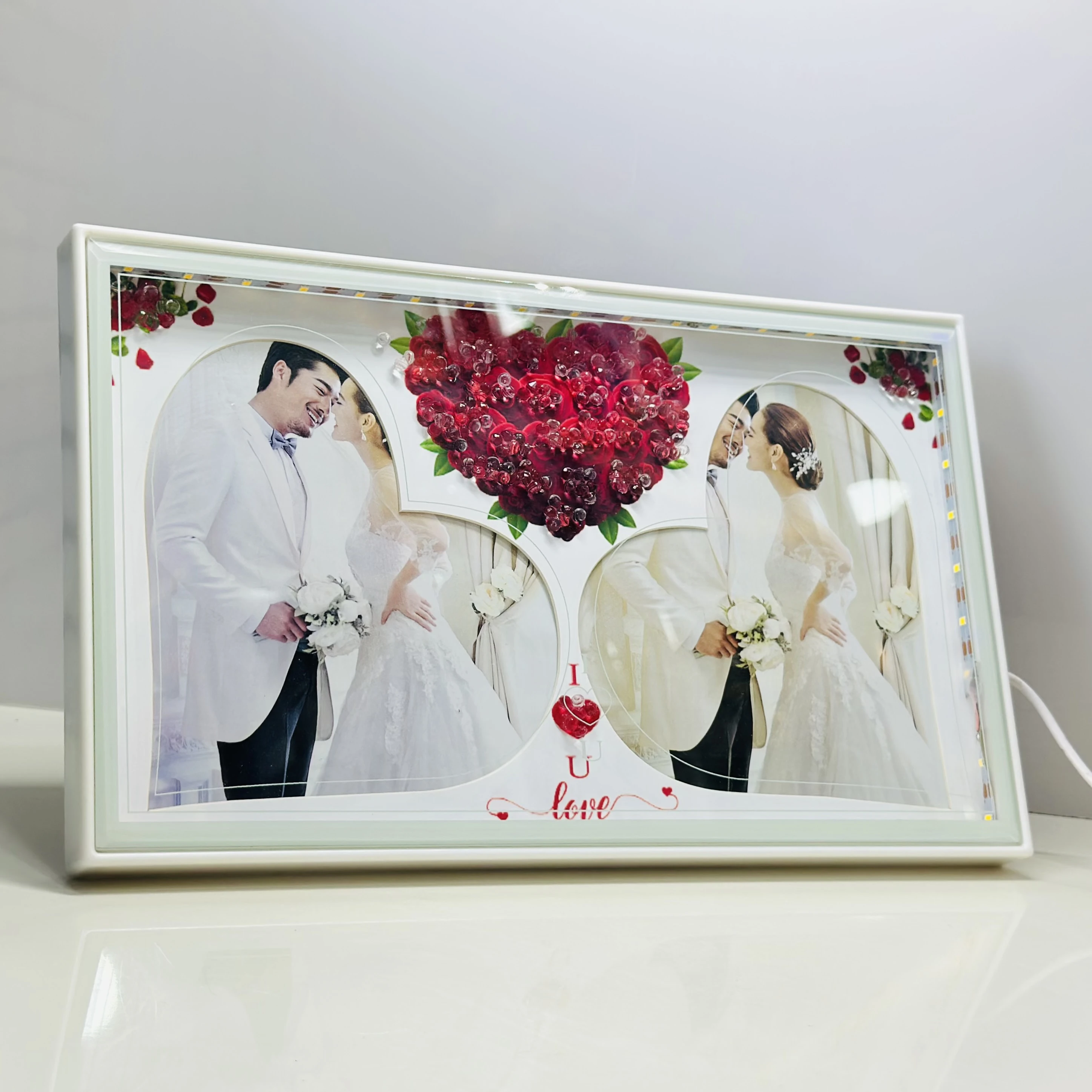 LED Lighted Heart Photo Frame(SKU-KCRGR3)