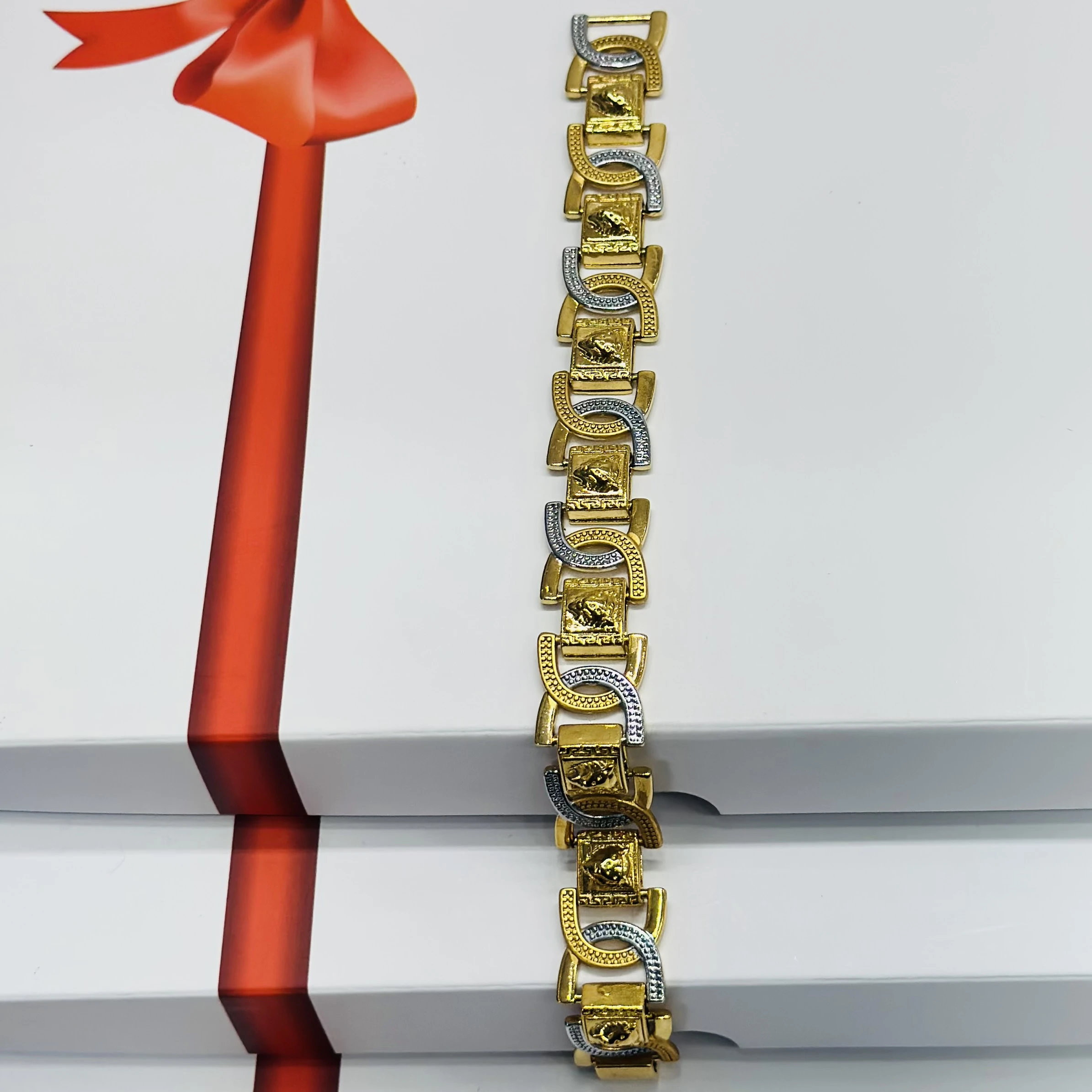 1 GRAM GOLD DIAMOND BRACELET FOR MEN