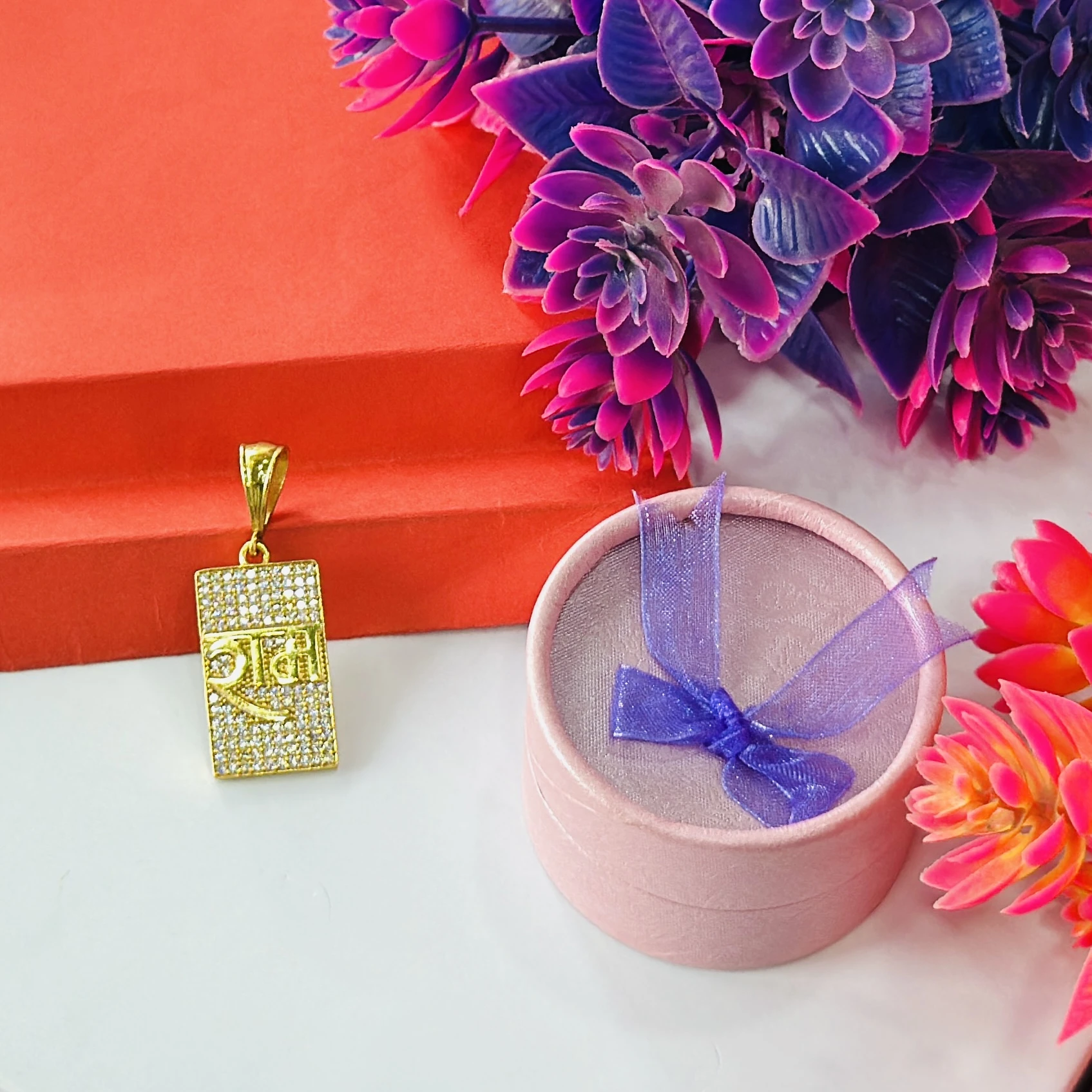 Gold plated pendant