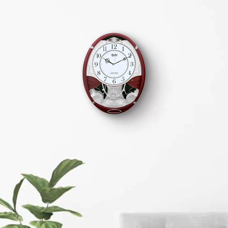 Ajanta Designer 3927 Musical Pendulum Wall Clock.