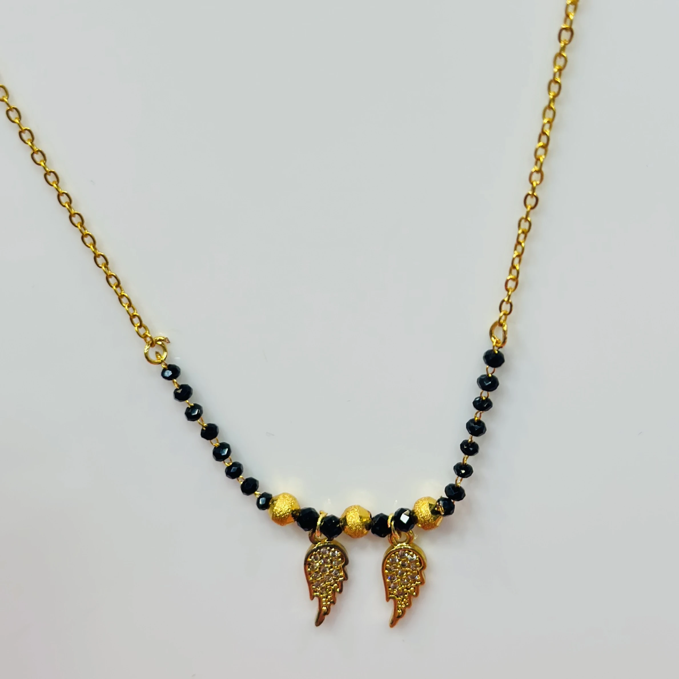 Gold plated mangalsutra