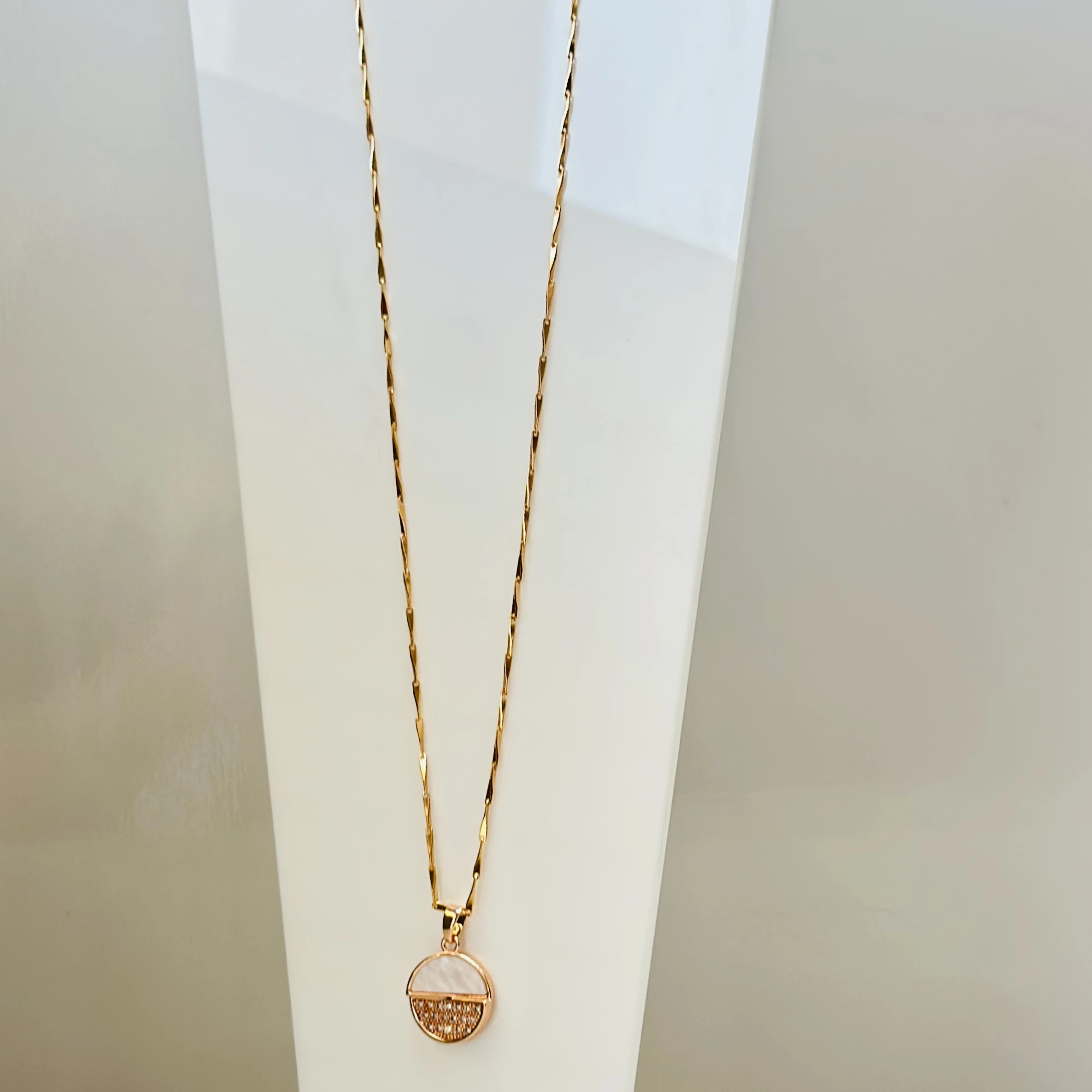 Gold plated pendant