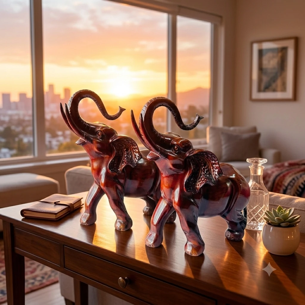 Wooden Elephant statue