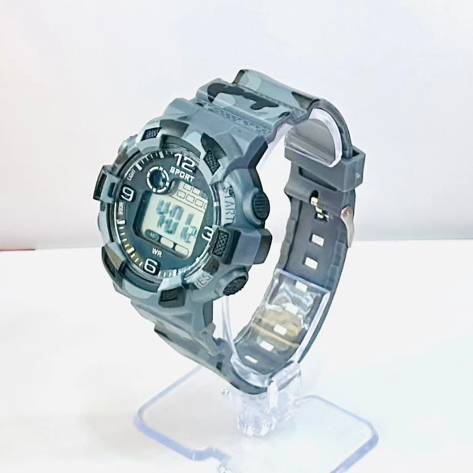 Grey digital sports watch