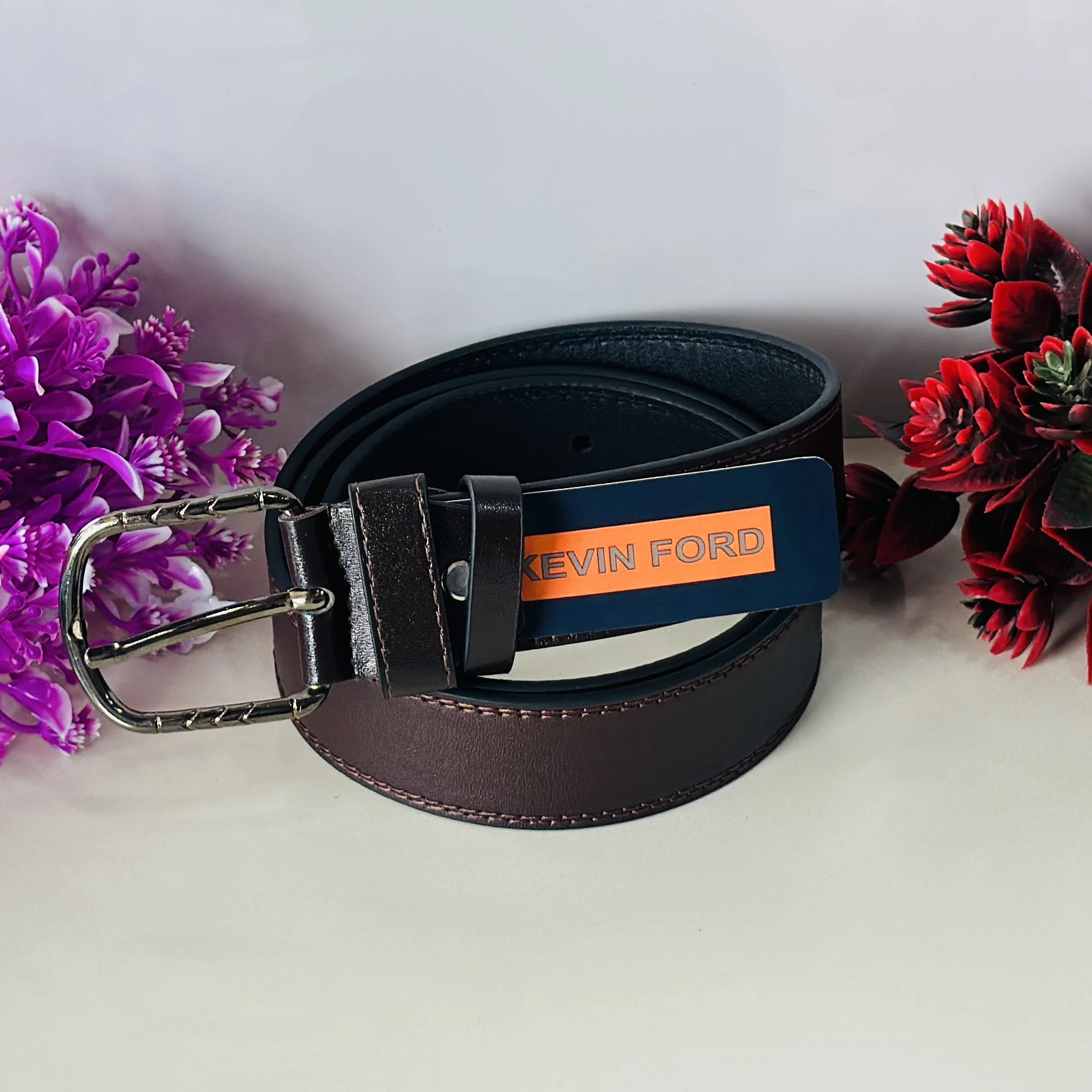 Kevin Ford men's PU leather belt