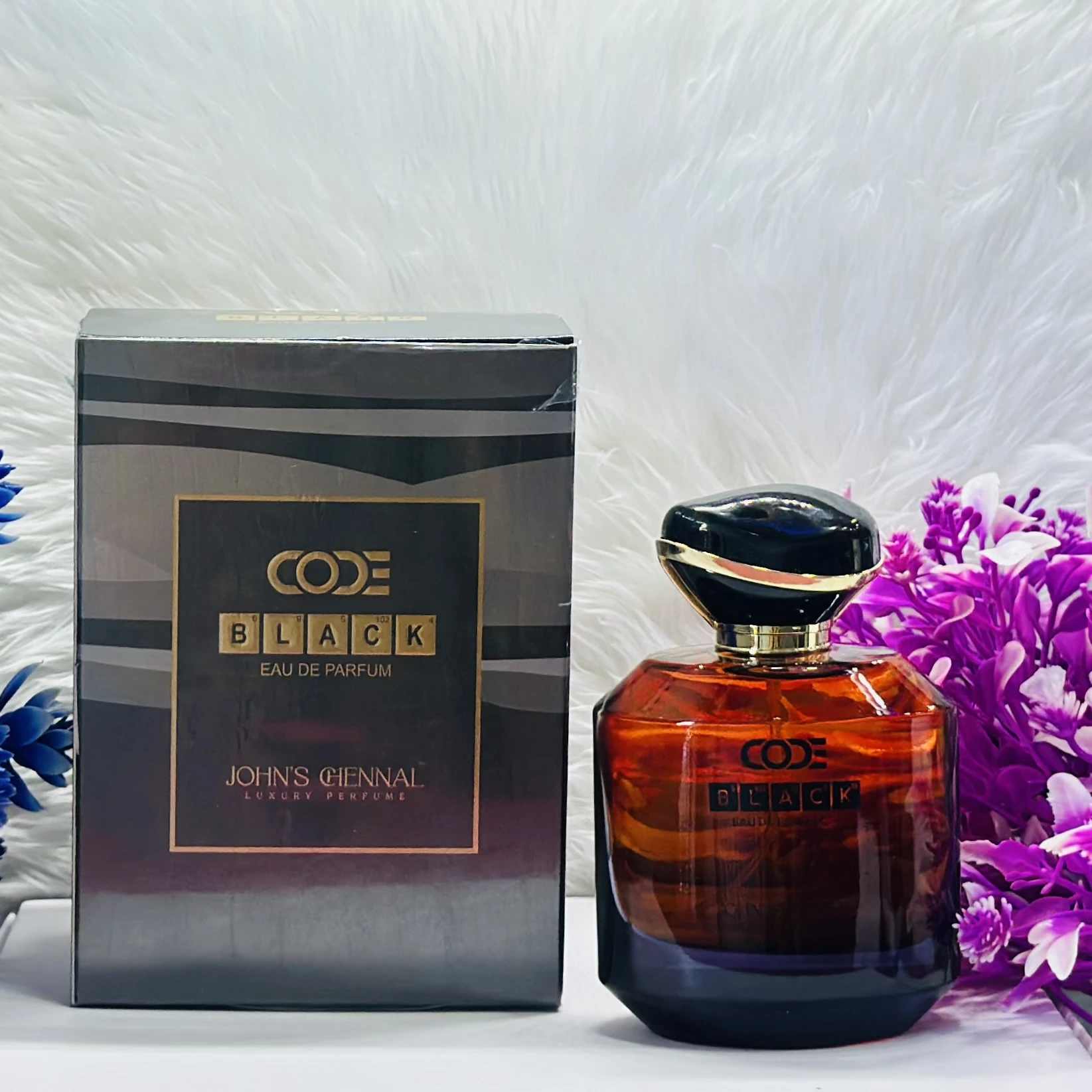 John's Chennal Code Black Eau De Parfume