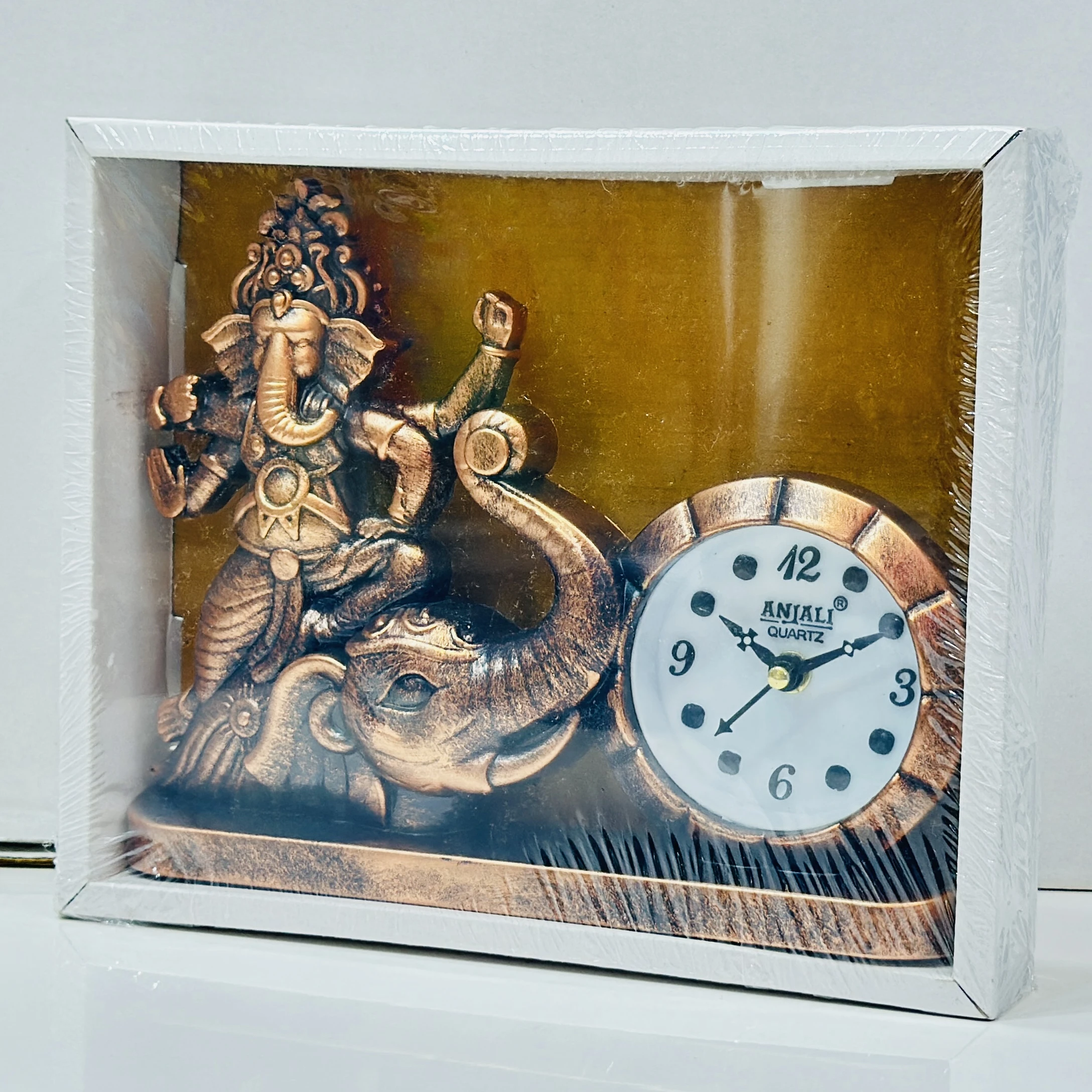 Anjali Quartz Lord Ganesha decorative table clock….GG859A