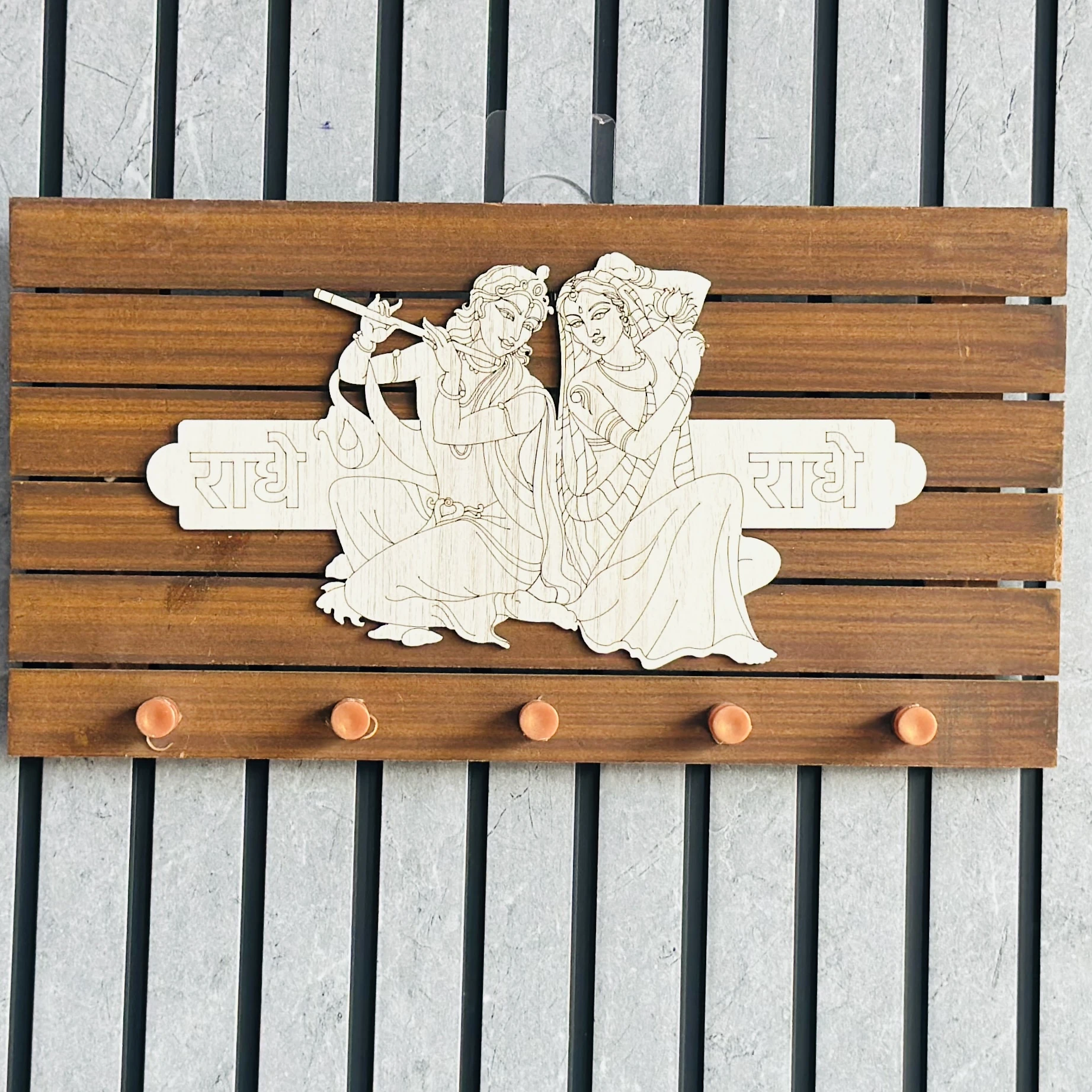 Wooden key holder (SKU-14SMML)