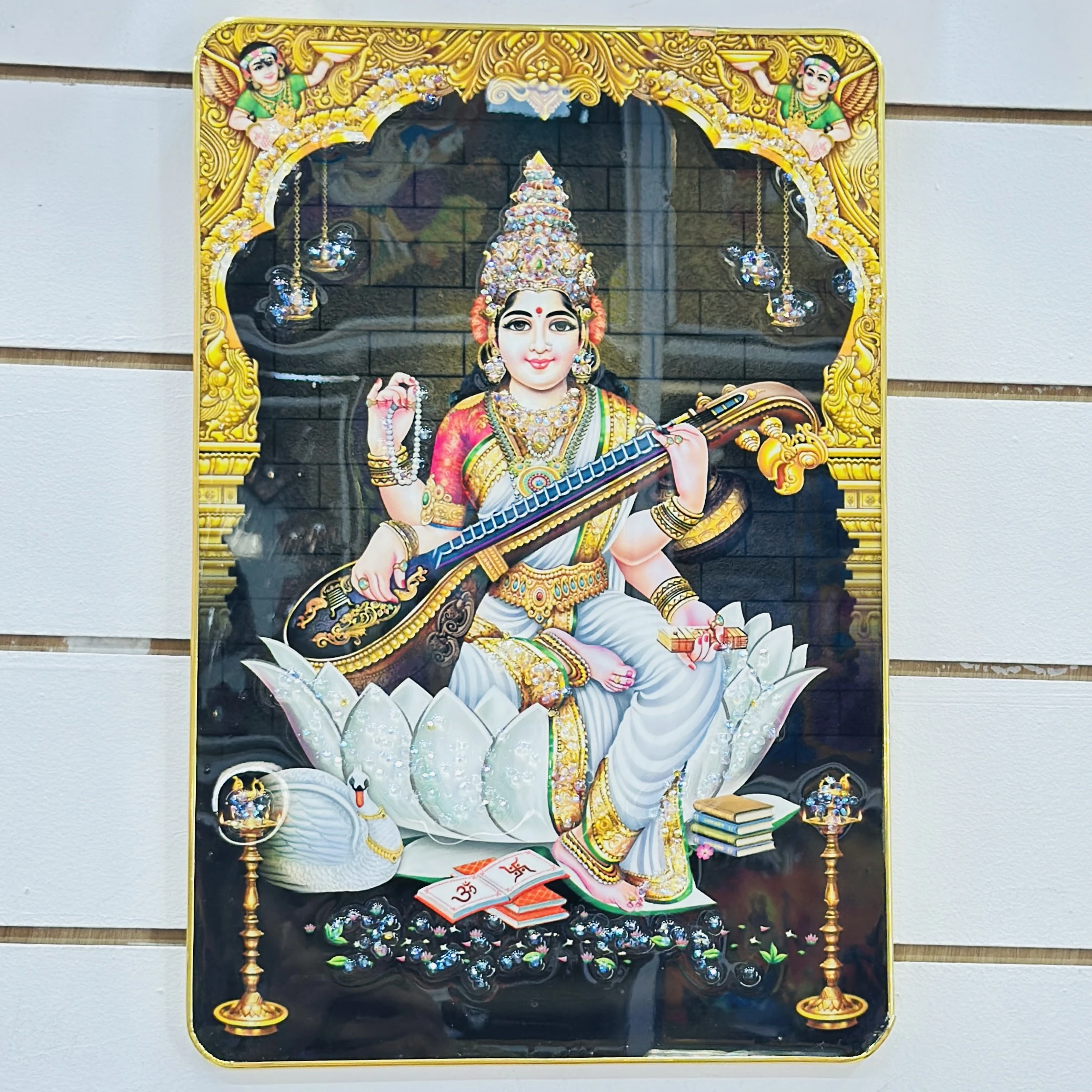 Hindu goddess Saraswati,…..X0B733