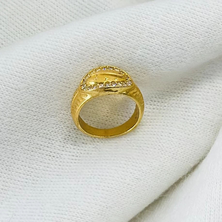 Gold plated or gold men's ring